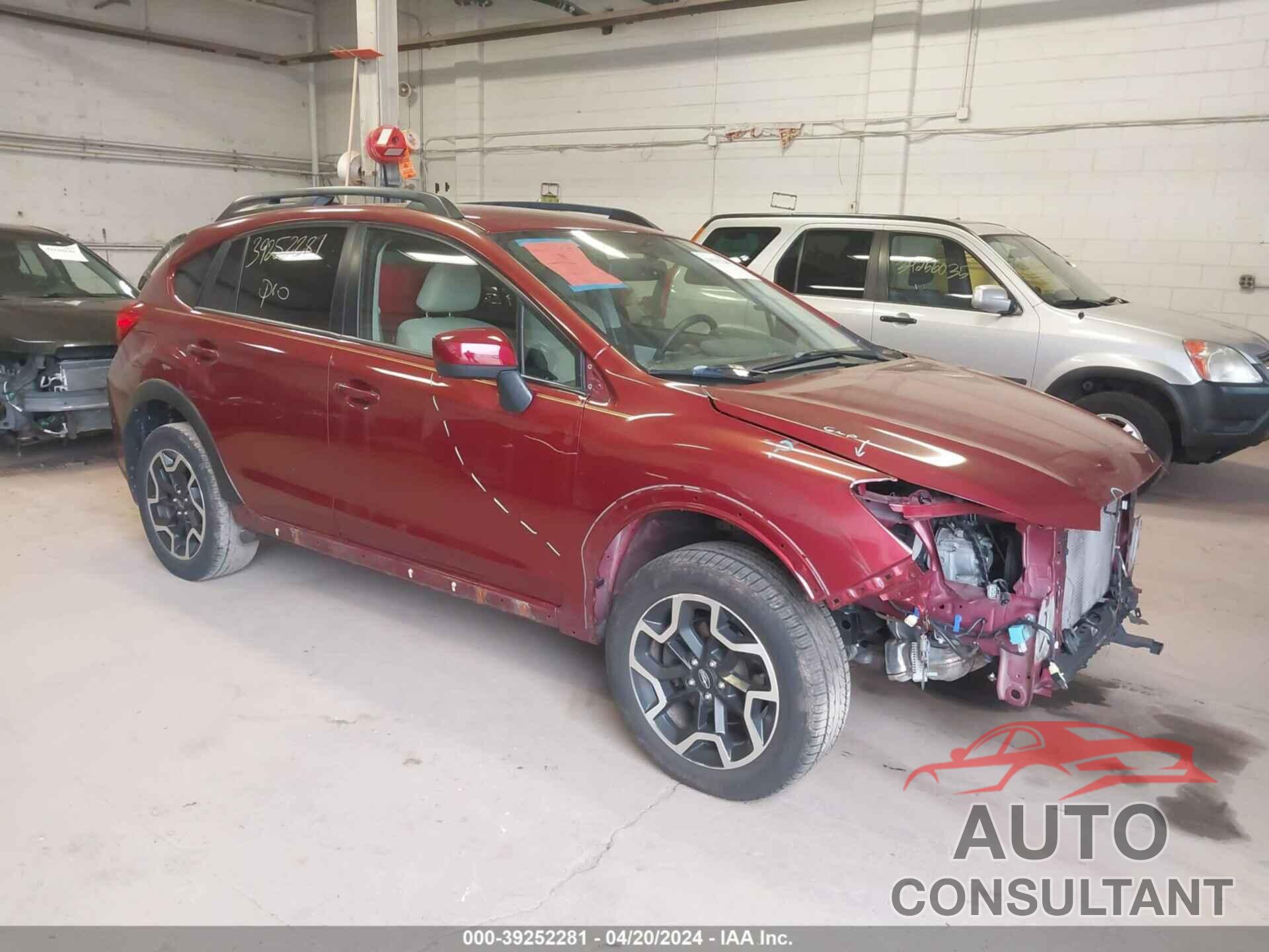 SUBARU CROSSTREK 2016 - JF2GPABC4G8207155