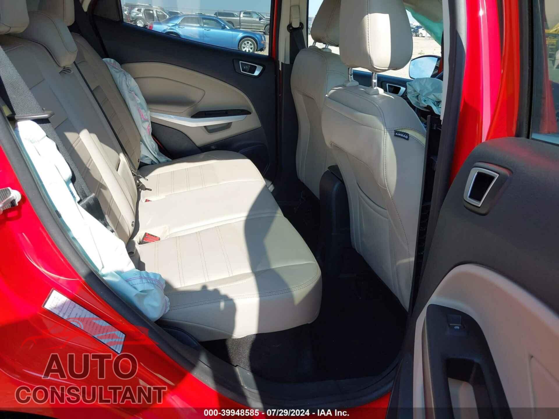 FORD ECOSPORT 2020 - MAJ6S3KL0LC361718