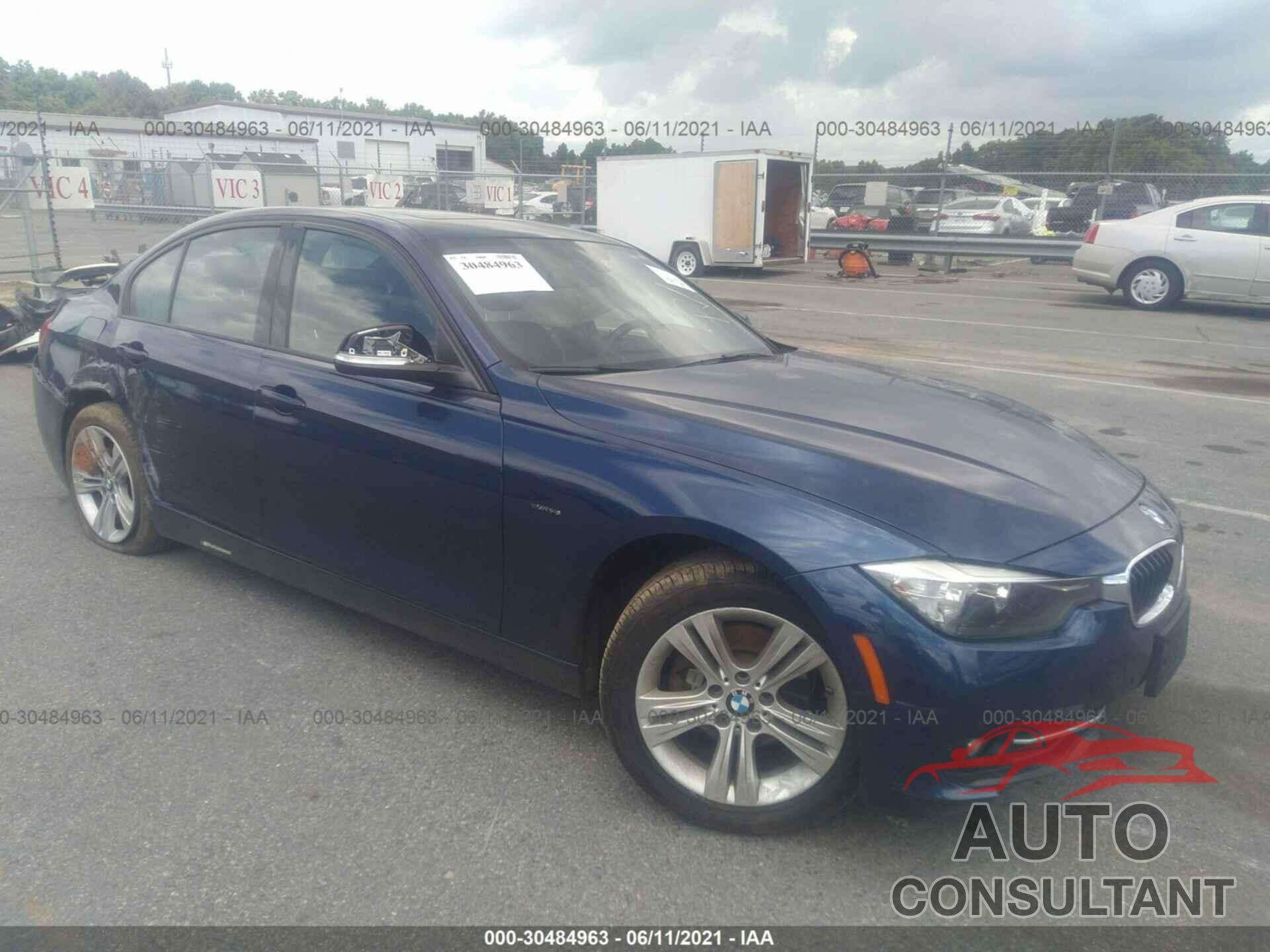 BMW 3 SERIES 2016 - WBA8E9G53GNT46063