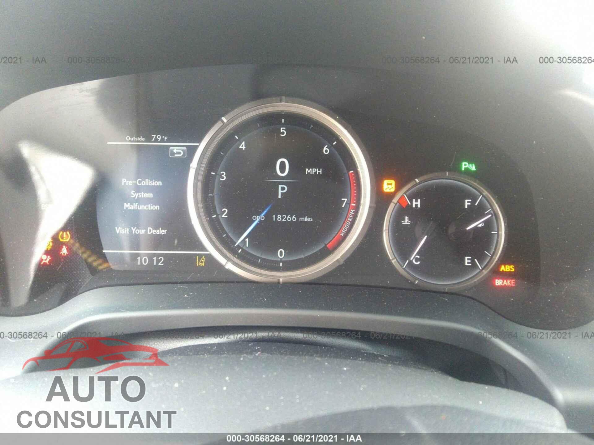 LEXUS RX 2019 - 2T2BZMCA7KC202025