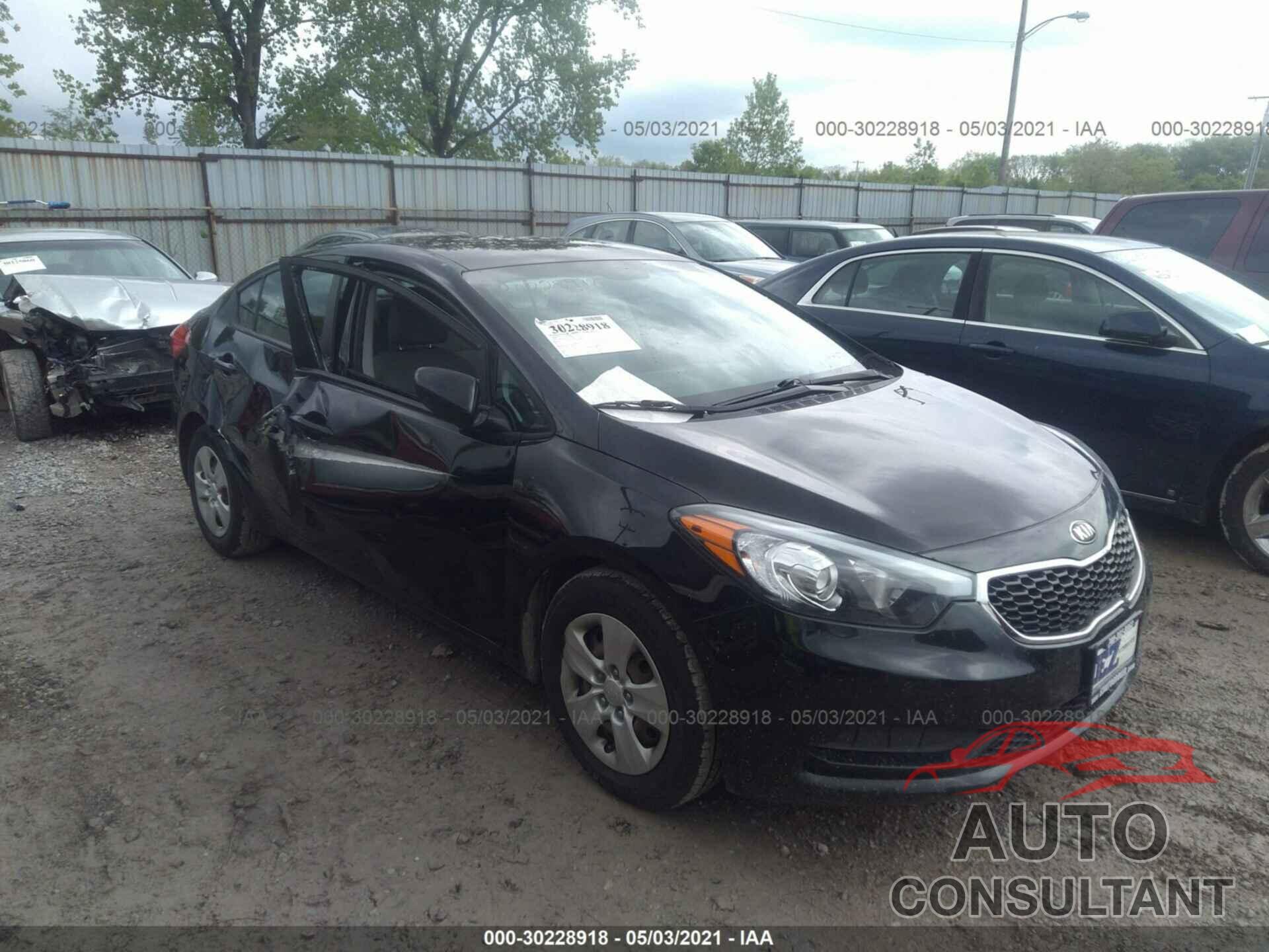 KIA FORTE 2016 - KNAFK4A66G5533365