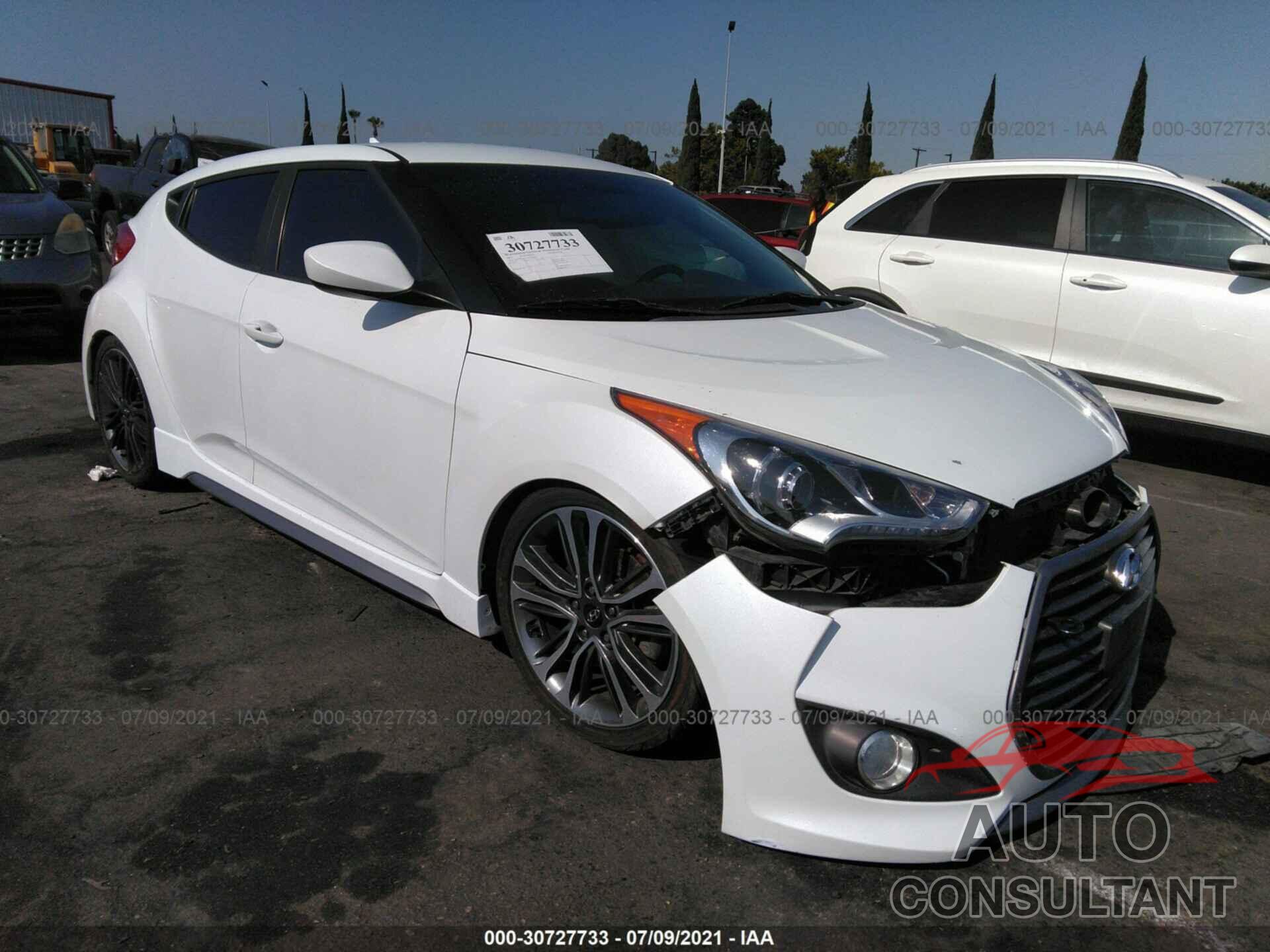 HYUNDAI VELOSTER 2016 - KMHTC6AE3GU293666