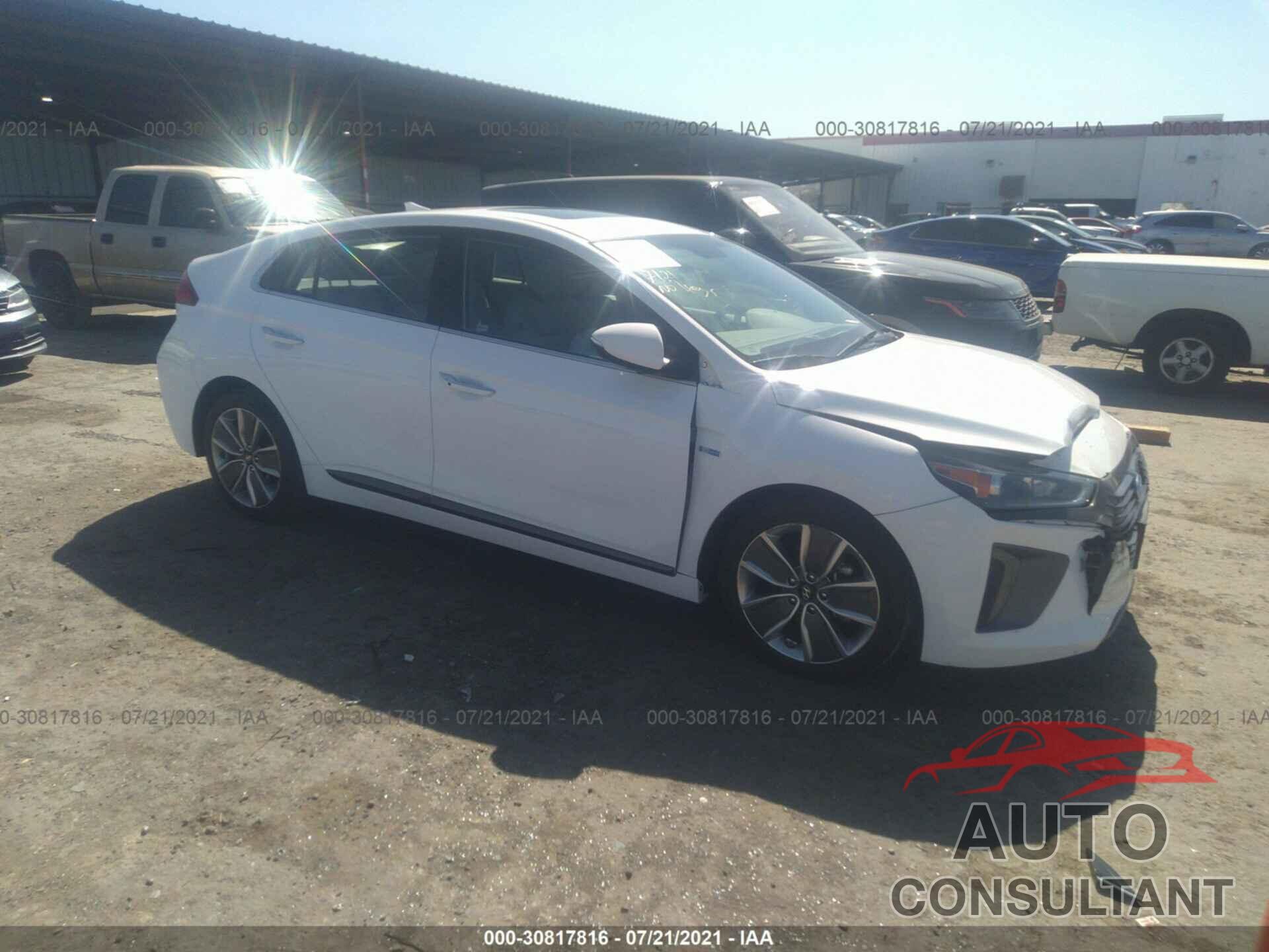 HYUNDAI IONIQ HYBRID 2018 - KMHC85LC3JU084152