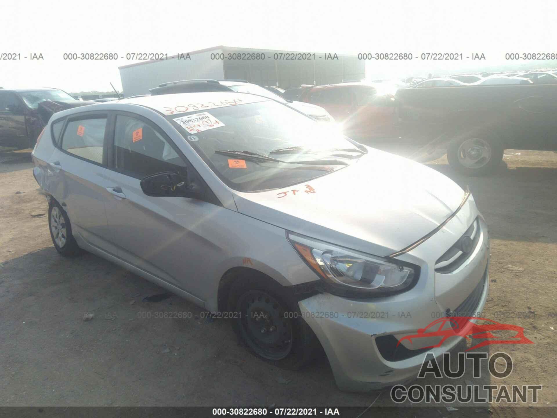 HYUNDAI ACCENT 2016 - KMHCT5AE5GU261988
