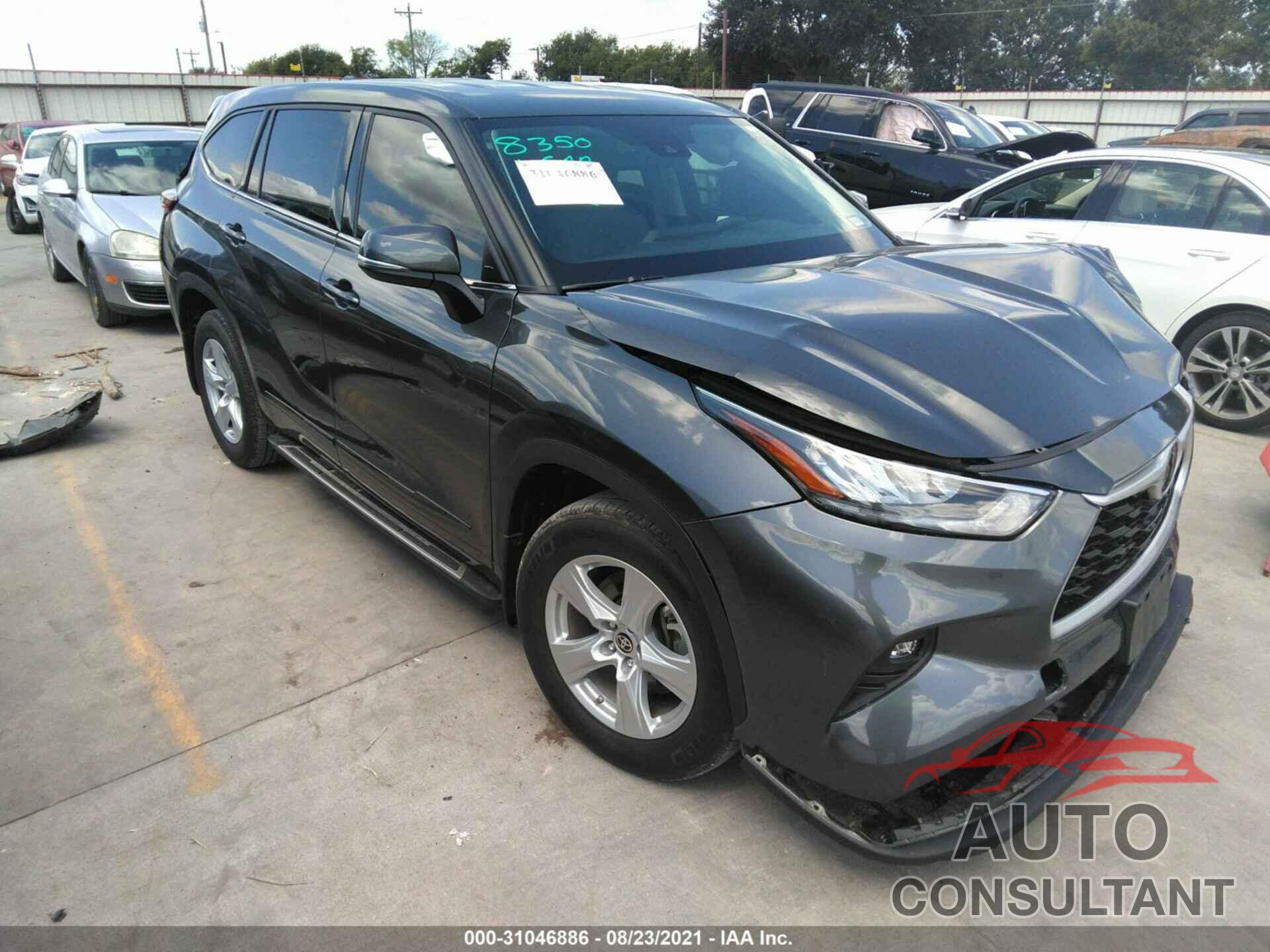 TOYOTA HIGHLANDER 2020 - 5TDZZRAH7LS013156