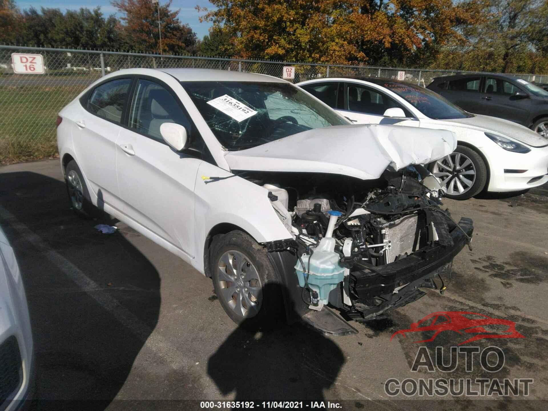 HYUNDAI ACCENT 2017 - KMHCT4AE4HU360362