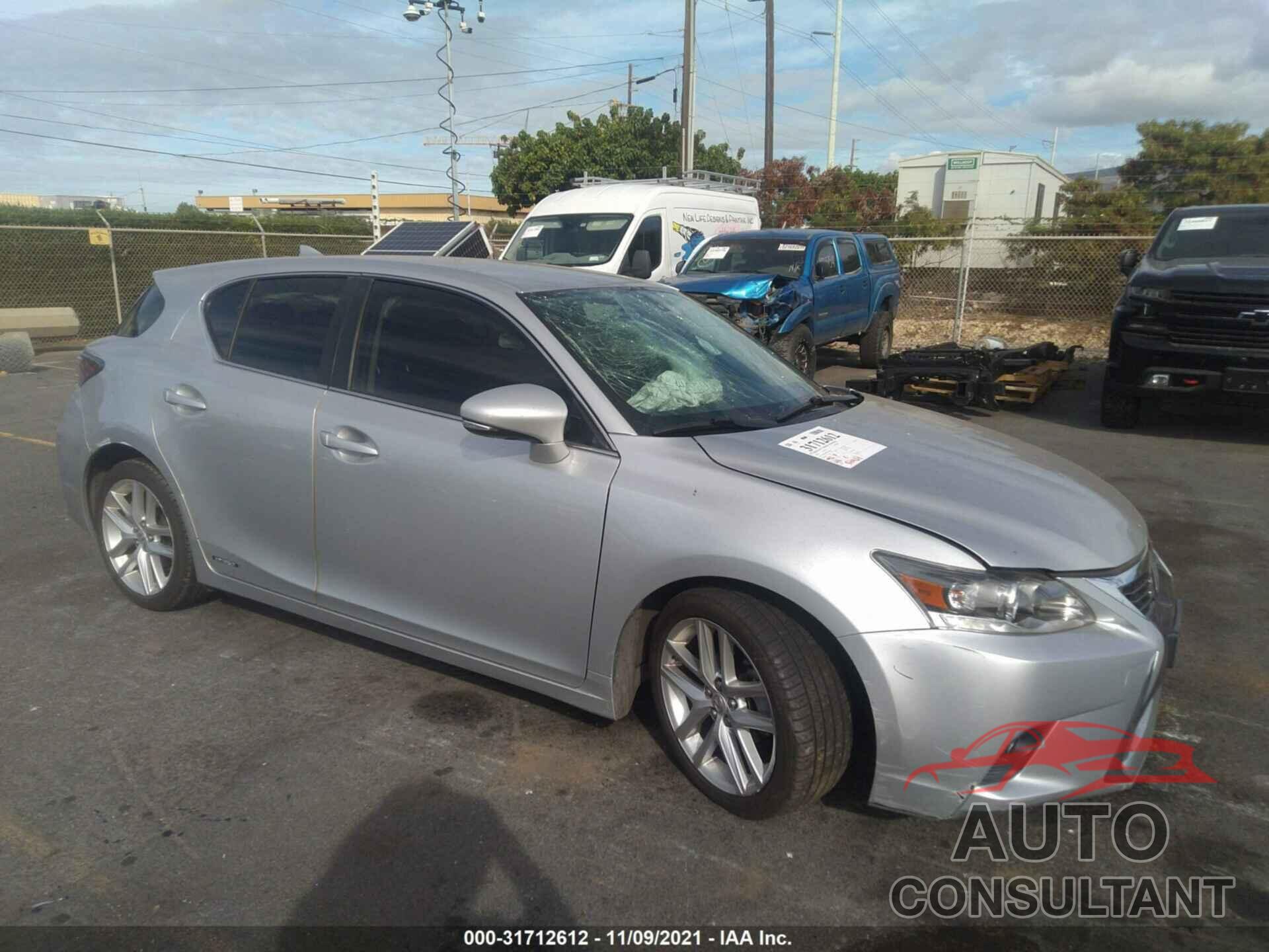 LEXUS CT 200H 2016 - JTHKD5BH2G2268347