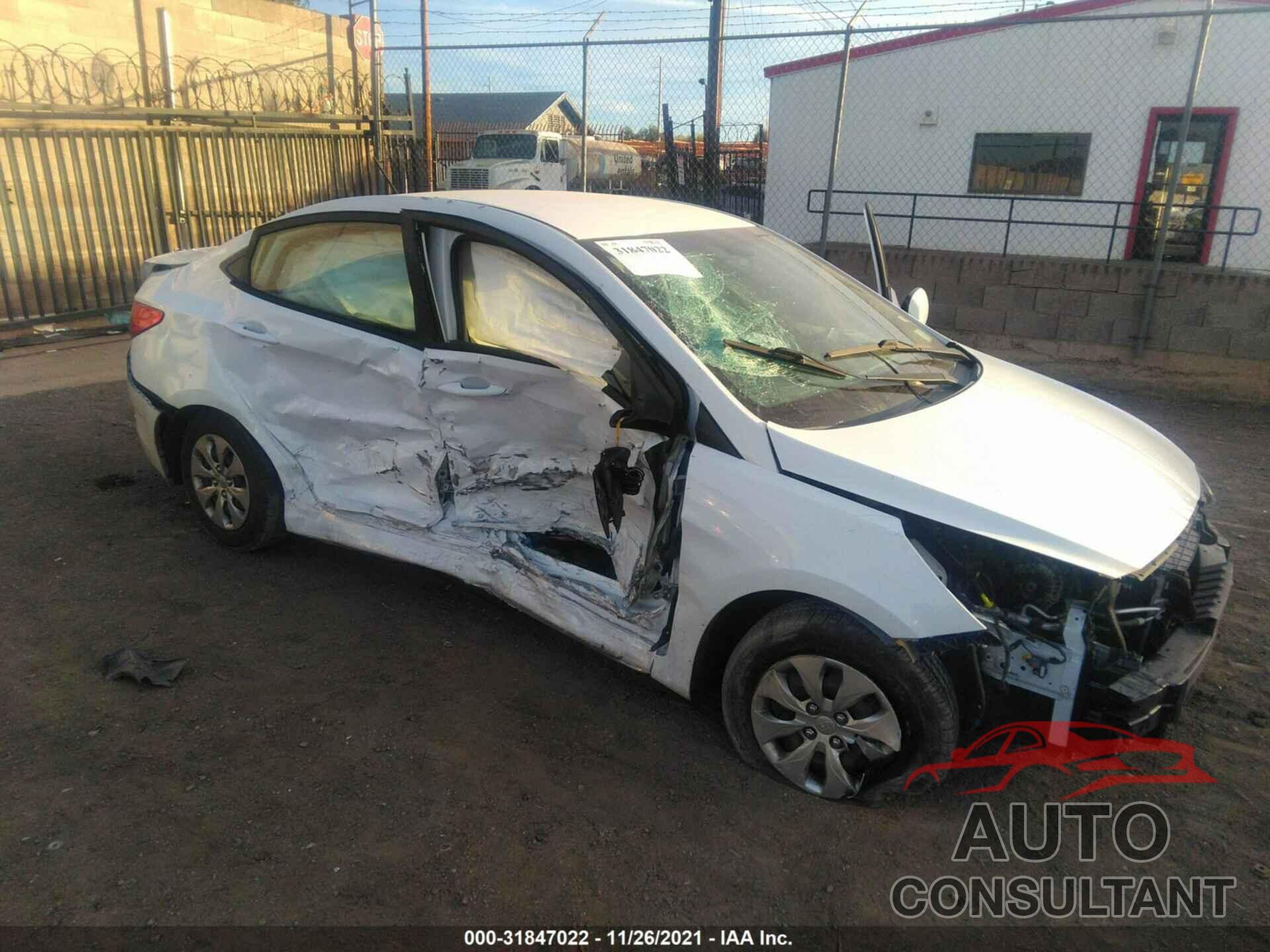 HYUNDAI ACCENT 2017 - KMHCT4AE4HU310996