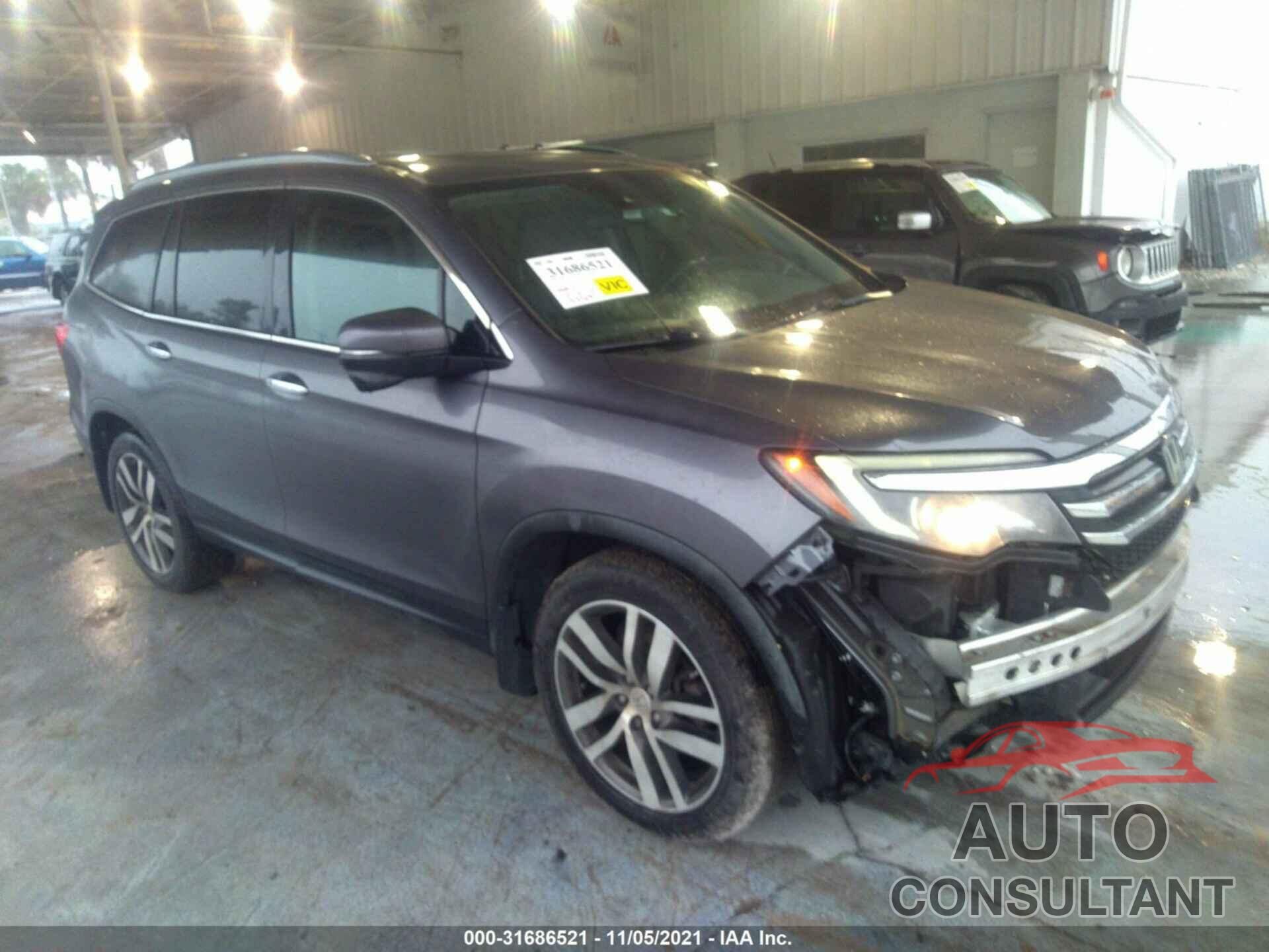 HONDA PILOT 2016 - 5FNYF5H98GB016945