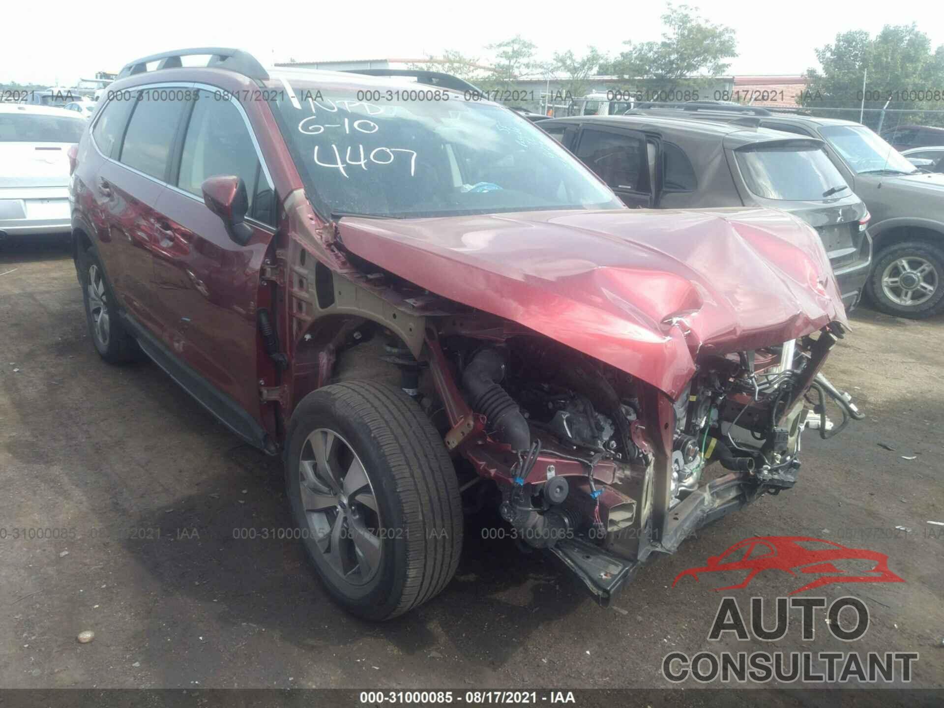 SUBARU ASCENT 2019 - 4S4WMACD6K3434407