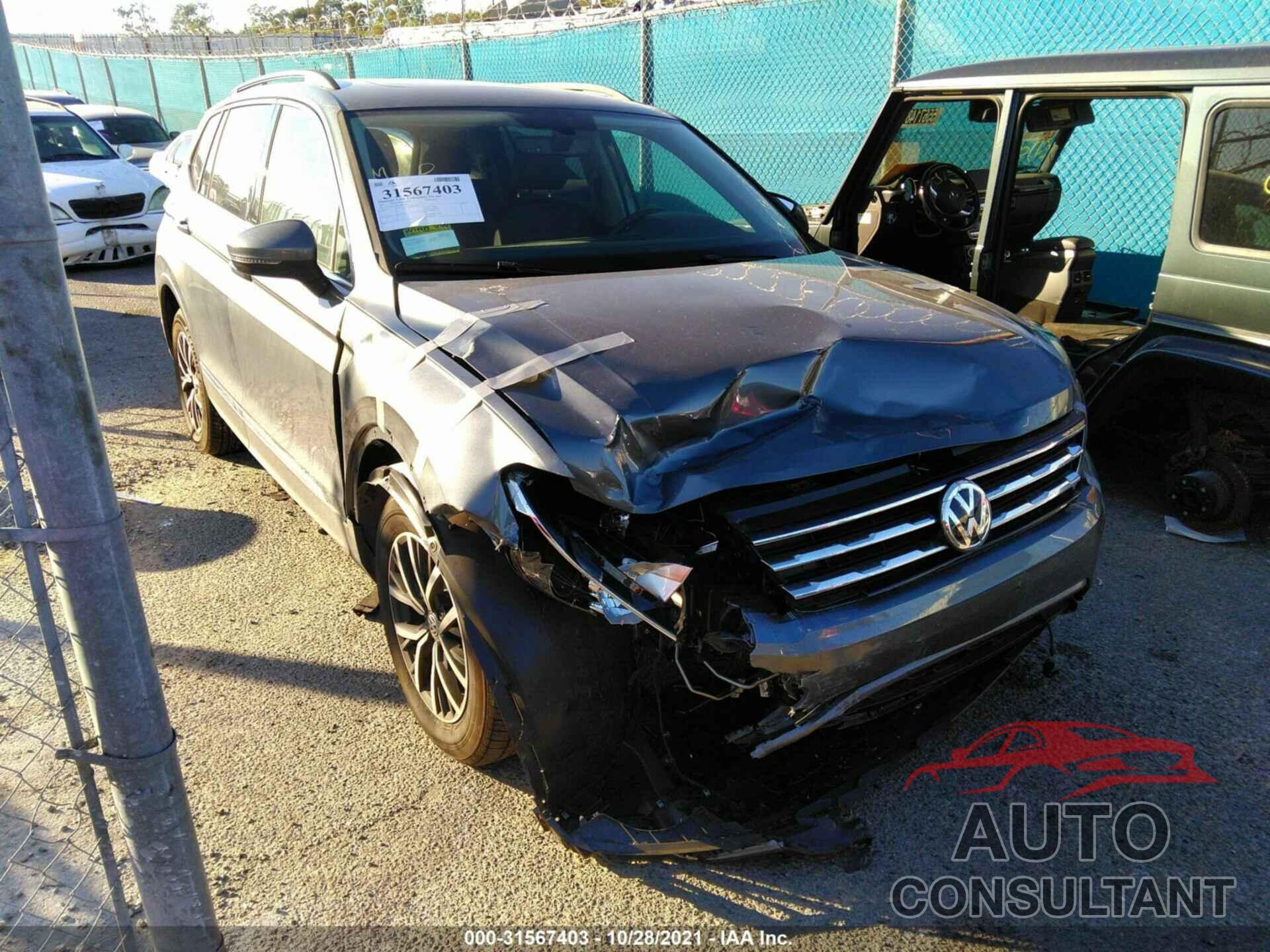 VOLKSWAGEN TIGUAN 2021 - 3VV3B7AX6MM052054