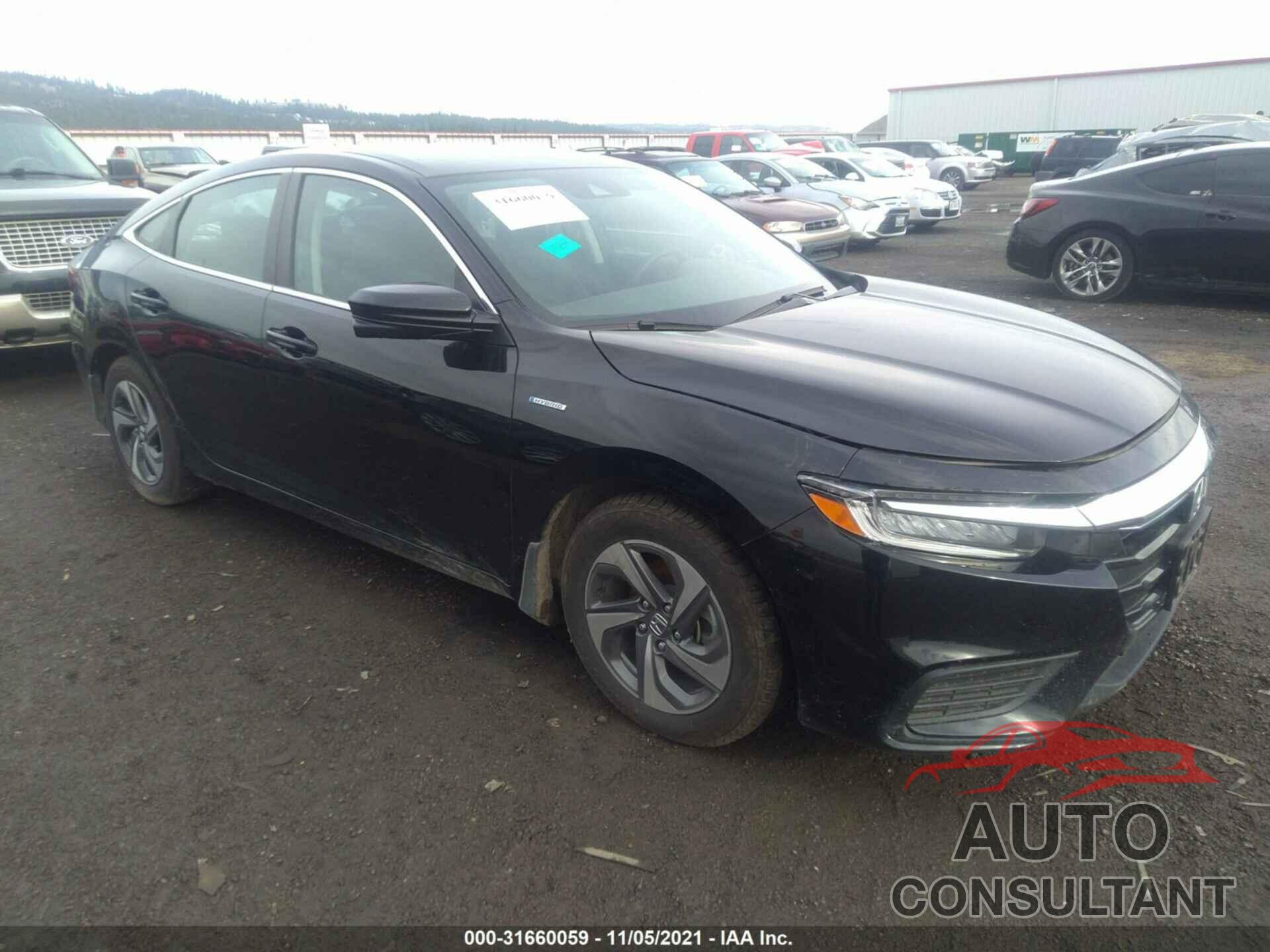 HONDA INSIGHT 2019 - 19XZE4F56KE029922