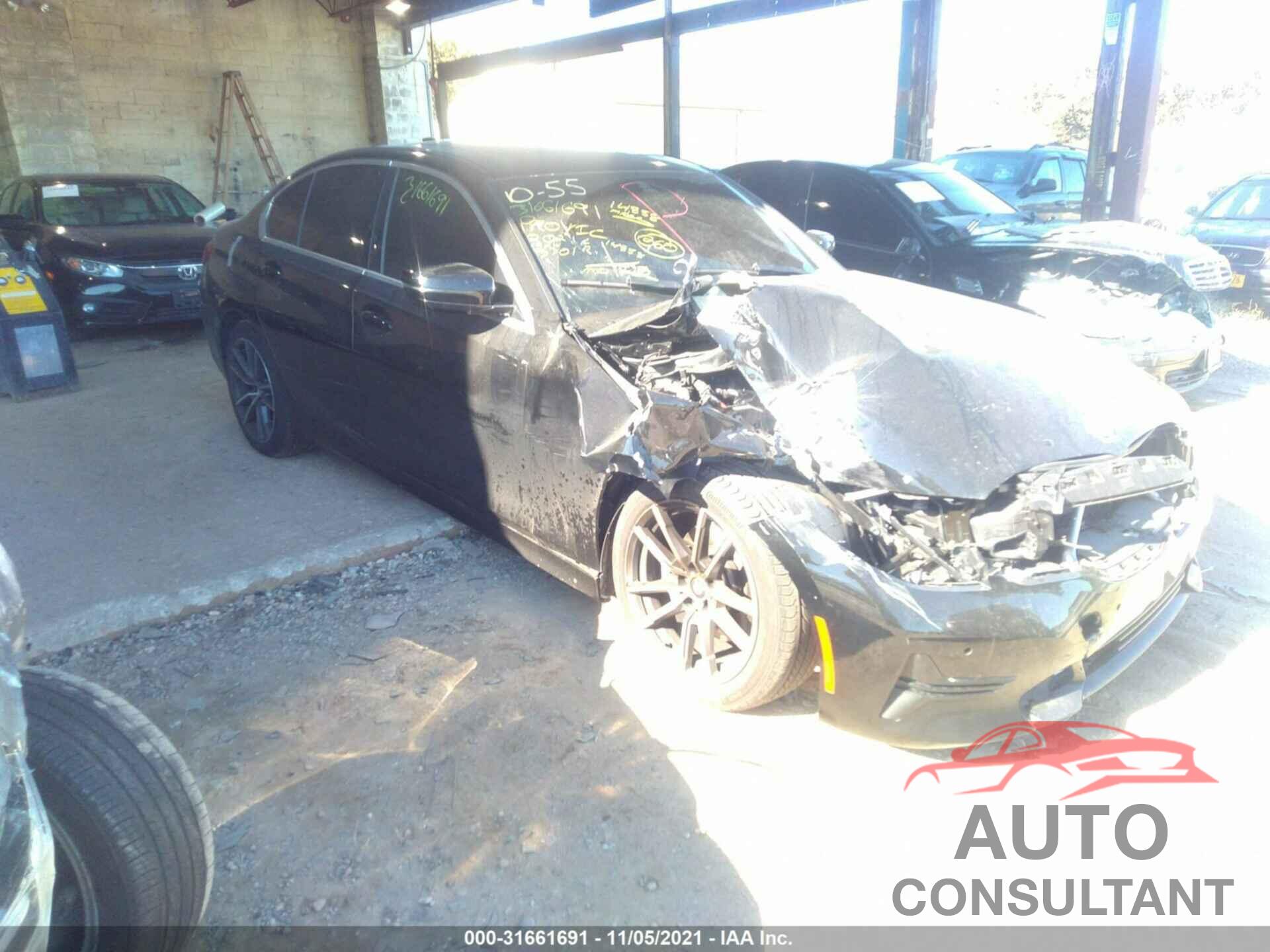 BMW 3 SERIES 2021 - 3MW5R7J00M8B60472