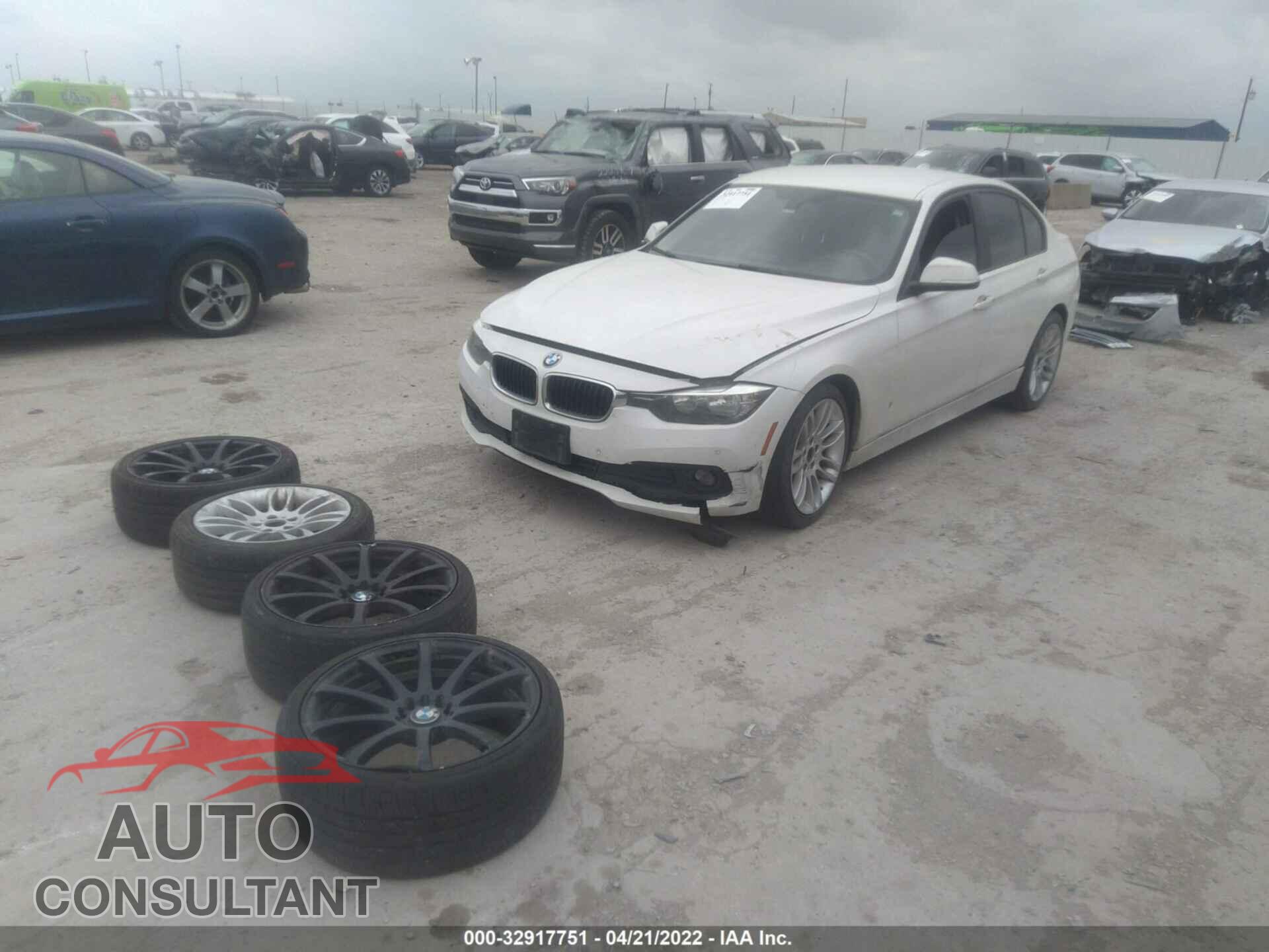 BMW 3 SERIES 2016 - WBA8E1G51GNU11073