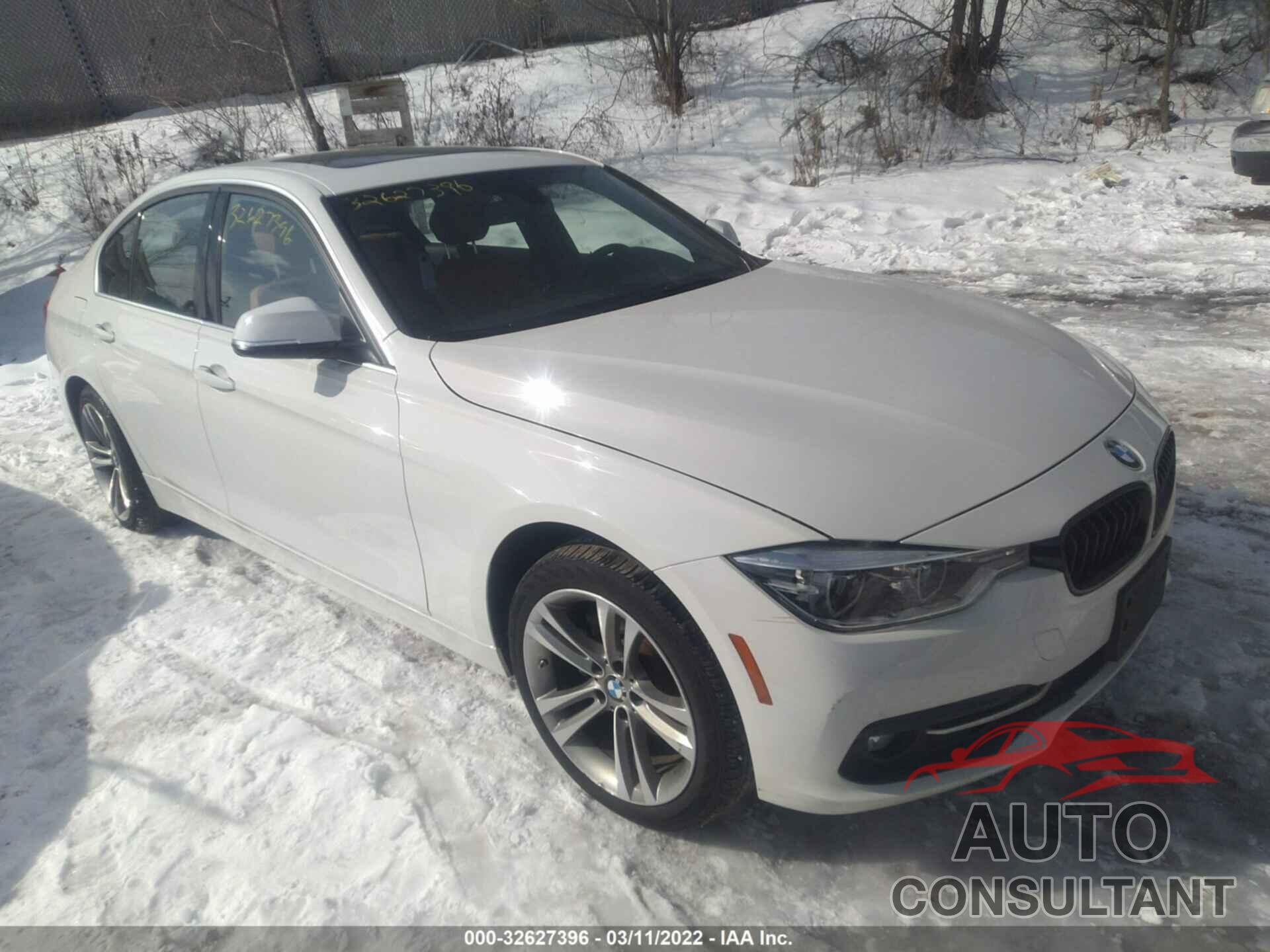 BMW 3 SERIES 2018 - WBA8D9G51JNU68866