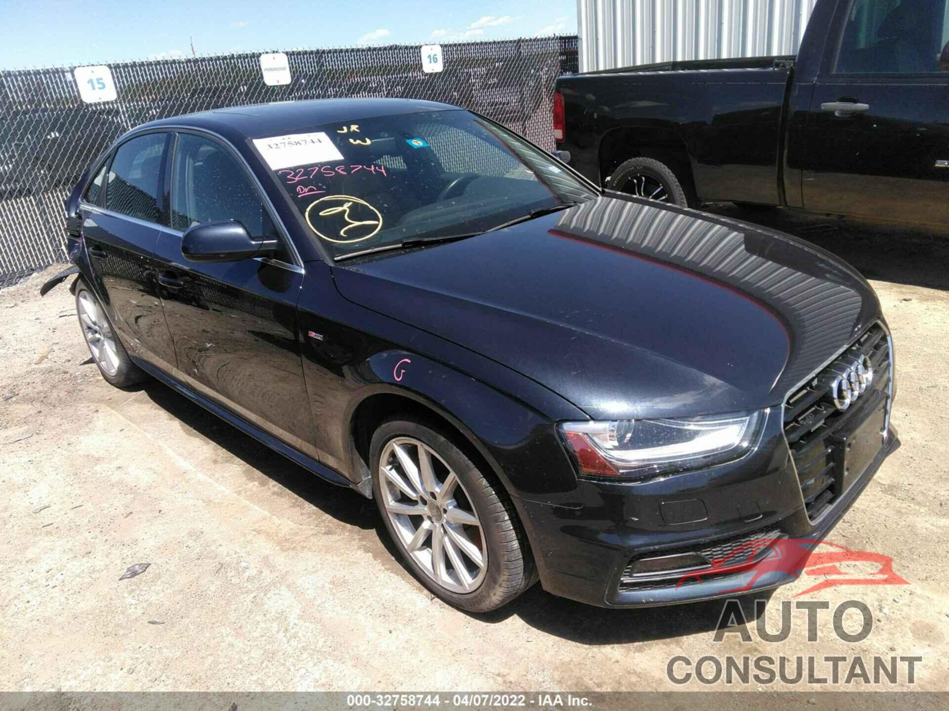 AUDI A4 2016 - WAUFFBFL1GN003540