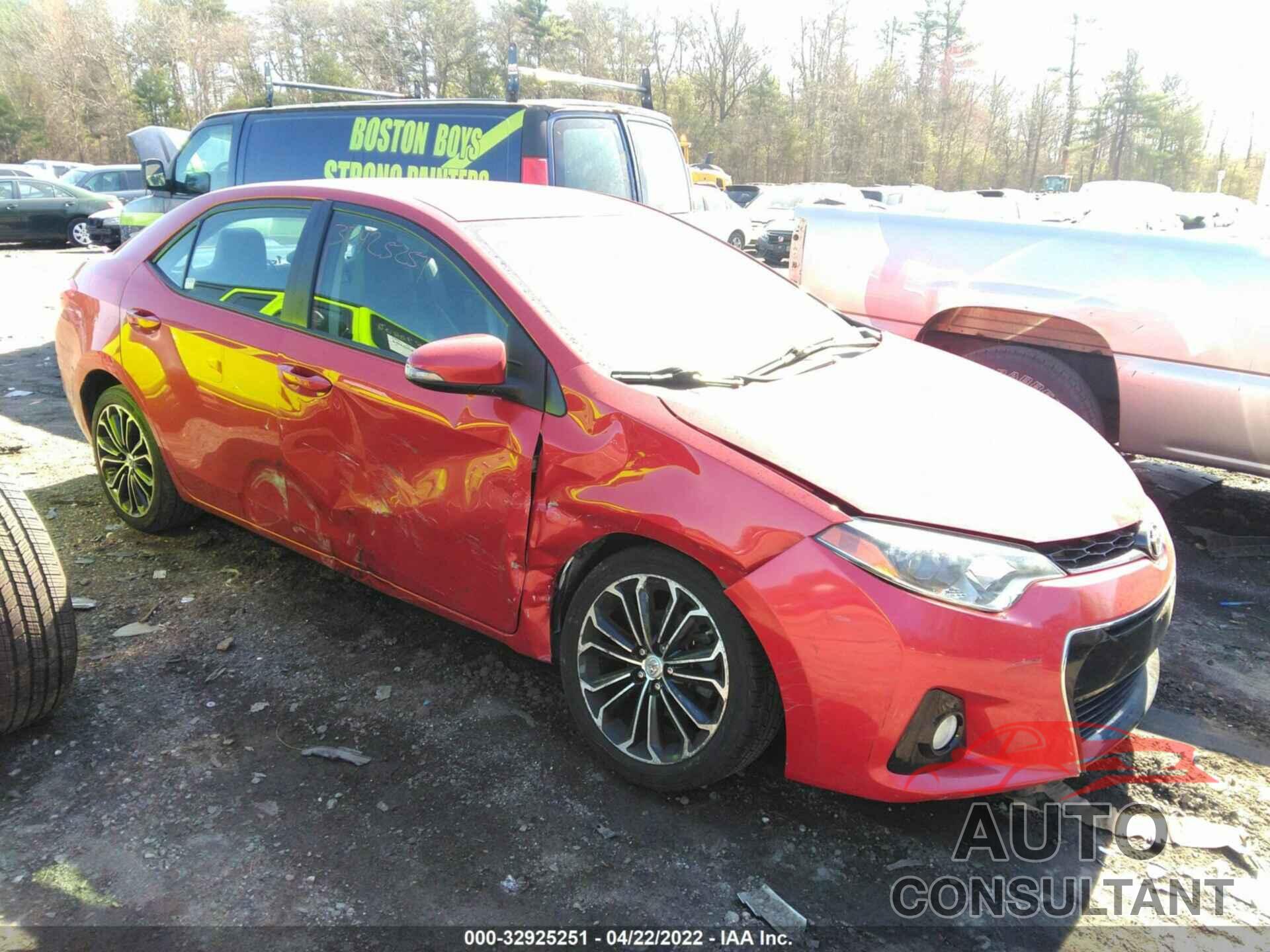 TOYOTA COROLLA 2016 - 2T1BURHE9GC578695