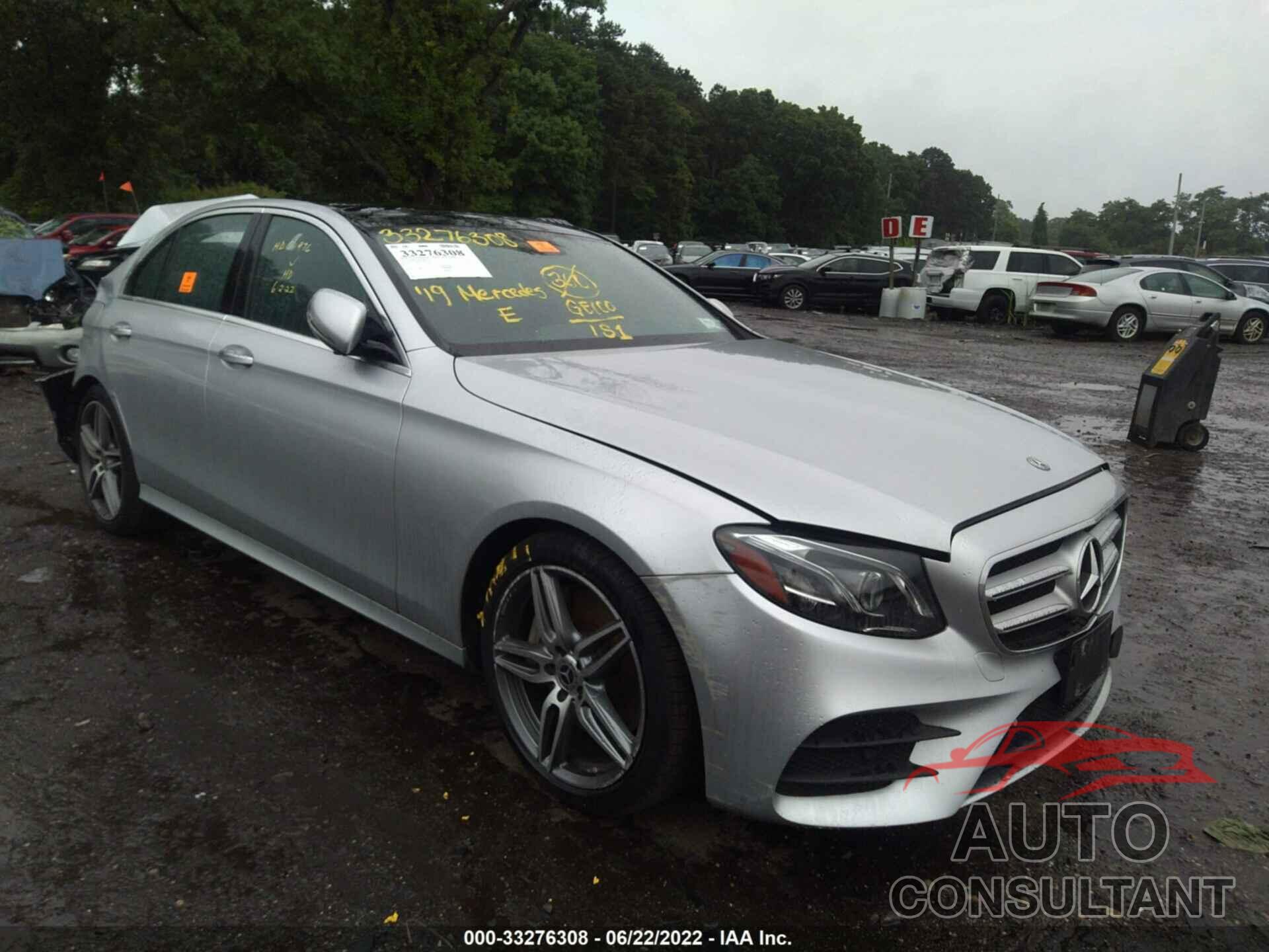 MERCEDES-BENZ E-CLASS 2019 - WDDZF4KB9KA554488