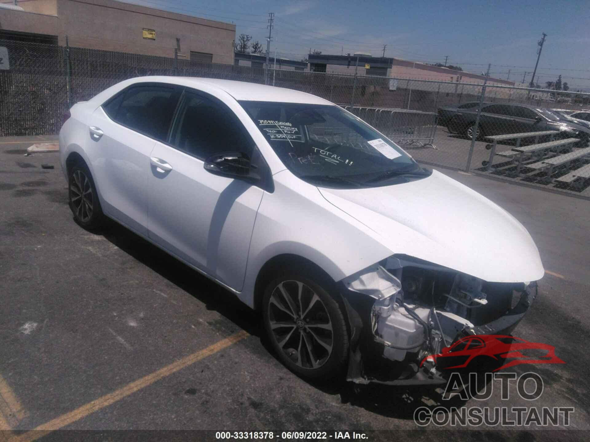 TOYOTA COROLLA 2017 - 2T1BURHEXHC926716
