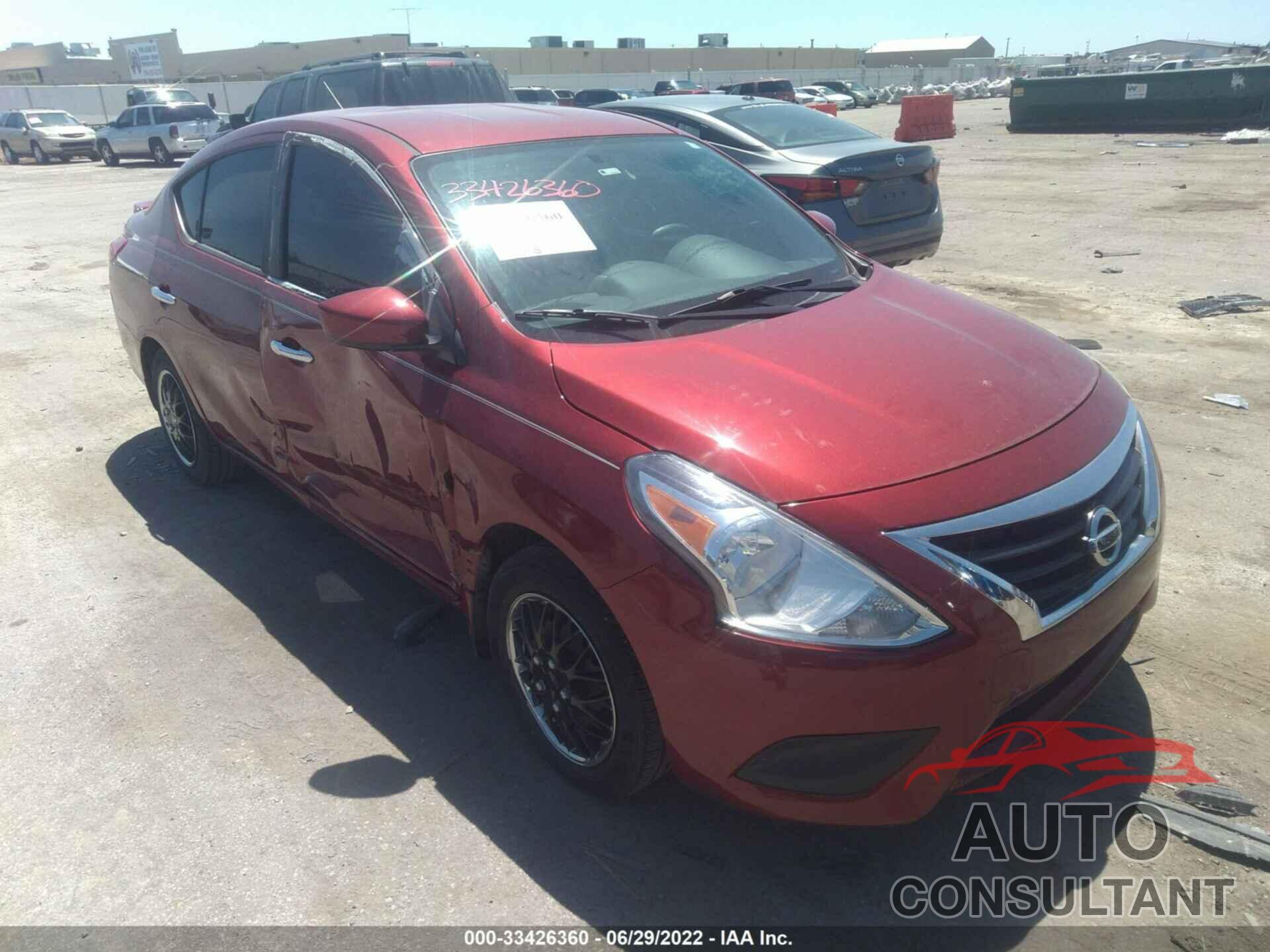 NISSAN VERSA 2016 - 3N1CN7AP9GL865844