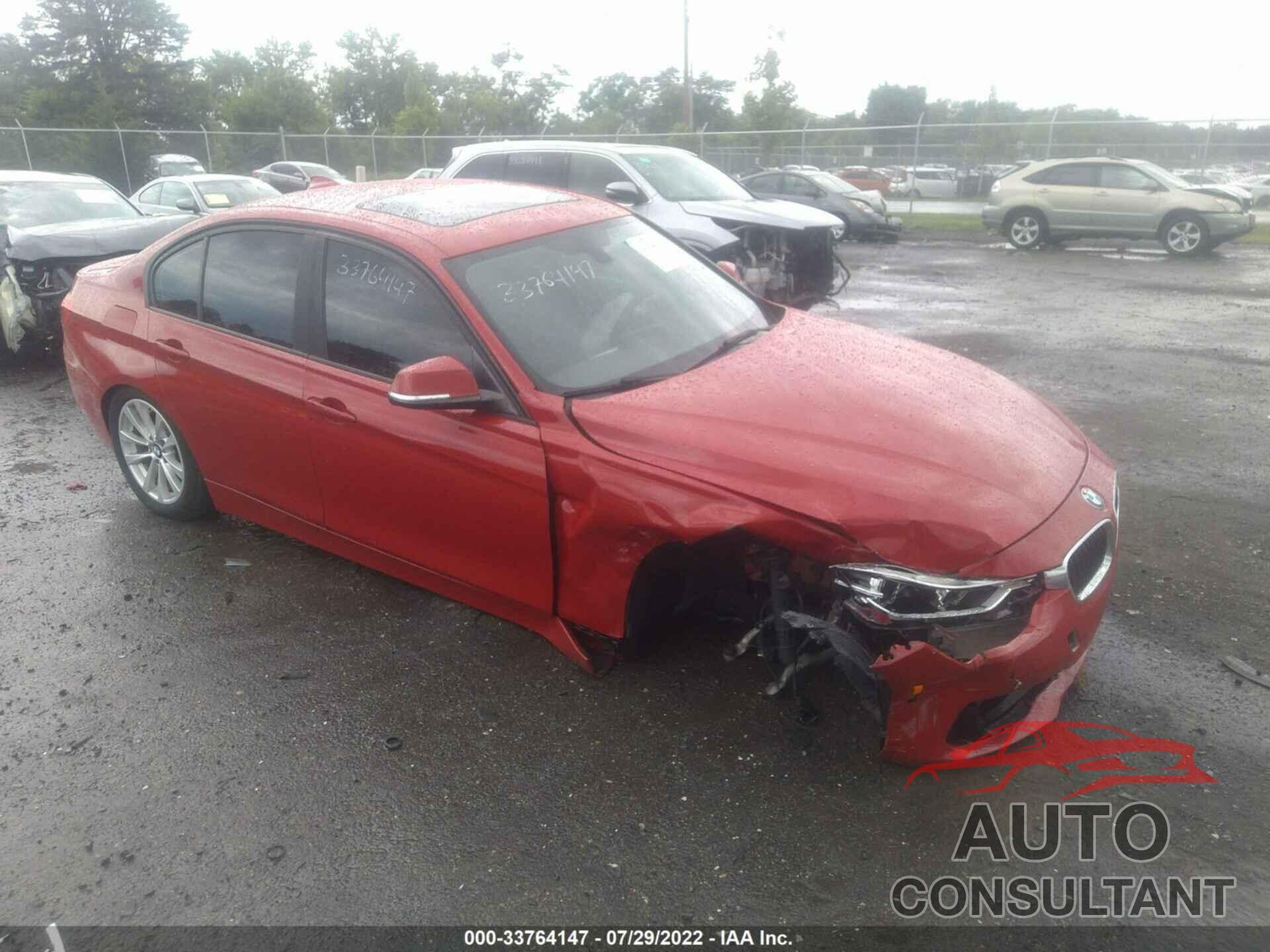 BMW 3 SERIES 2018 - WBA8E1G55JNU90271