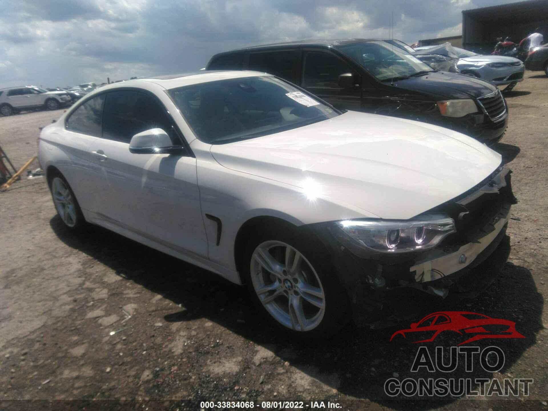 BMW 4 SERIES 2017 - WBA4R9C38HK878788