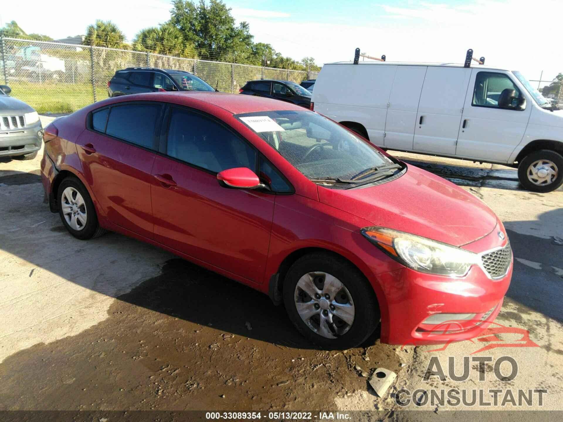 KIA FORTE 2016 - KNAFK4A67G5564284