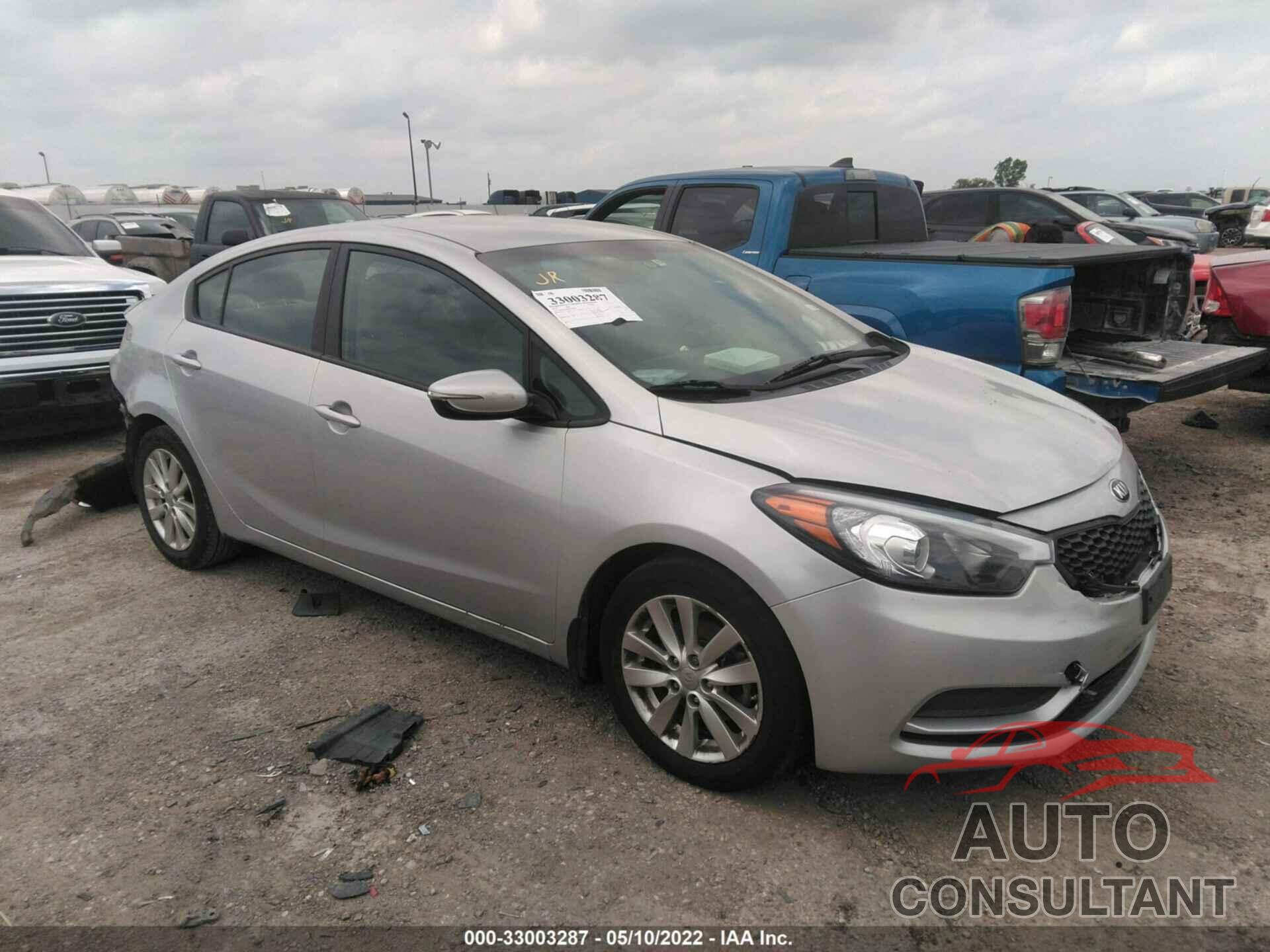 KIA FORTE 2016 - KNAFX4A64G5482403