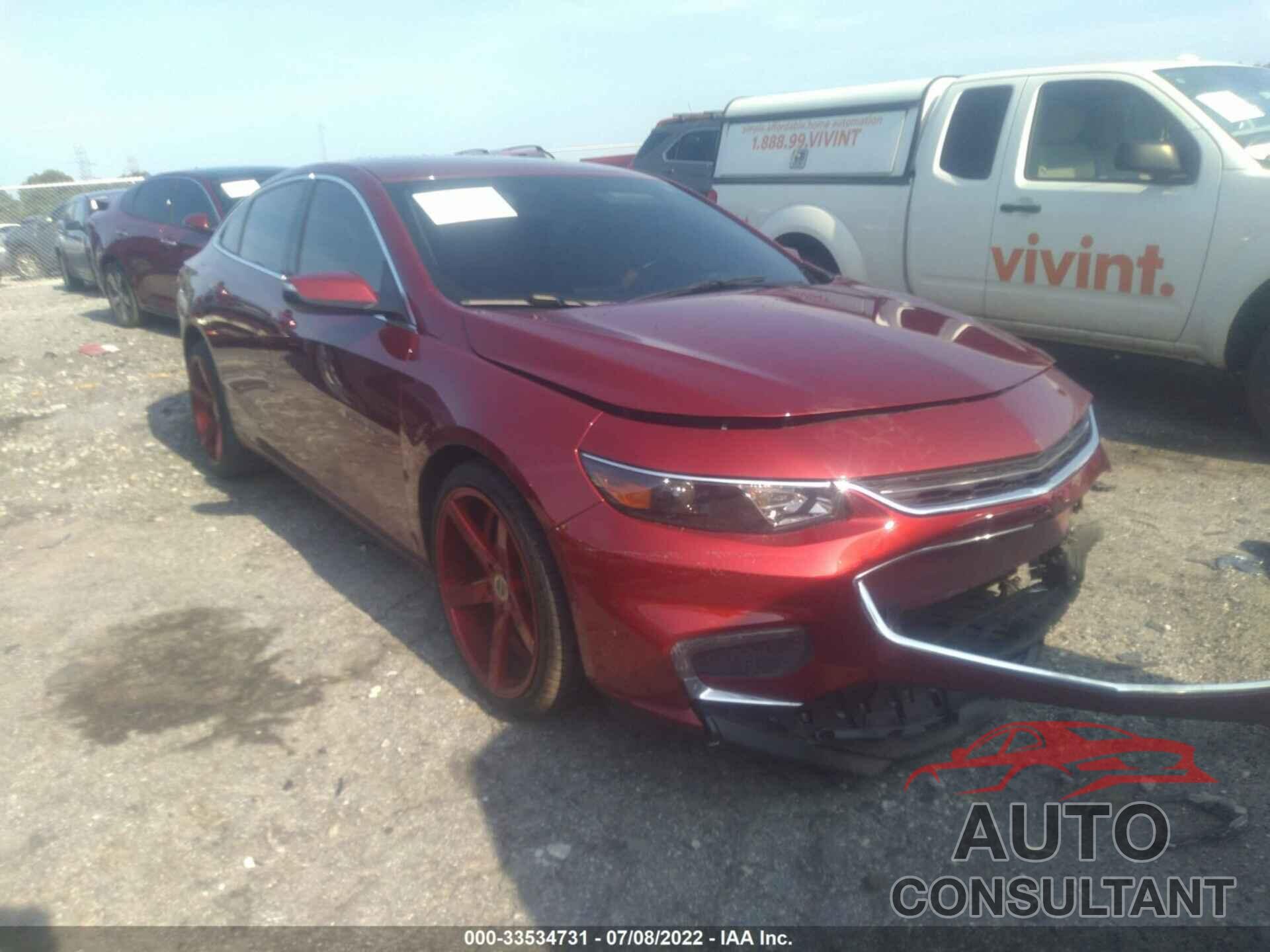 CHEVROLET MALIBU 2018 - 1G1ZD5ST0JF111512