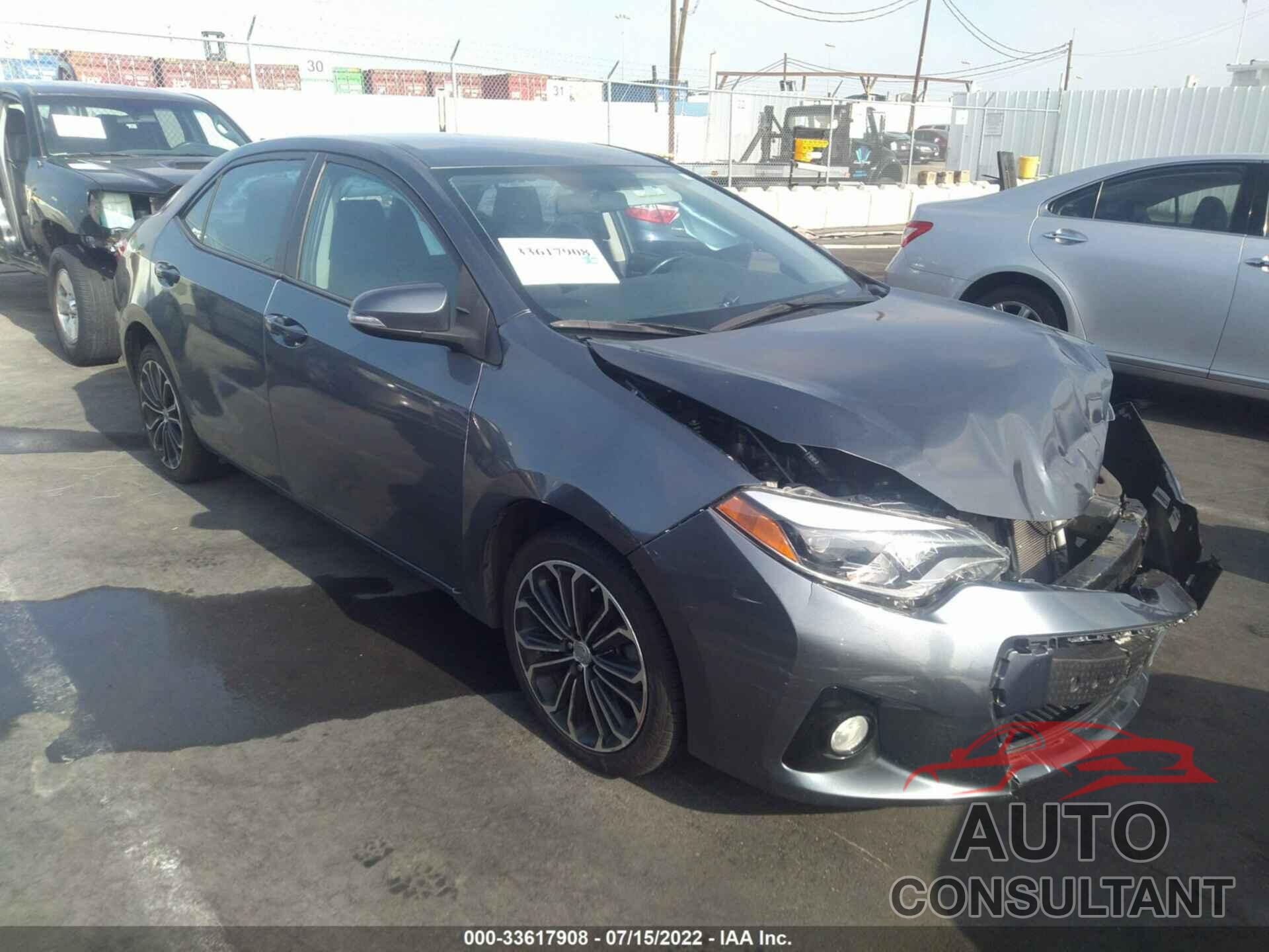 TOYOTA COROLLA 2016 - 5YFBURHE0GP478159
