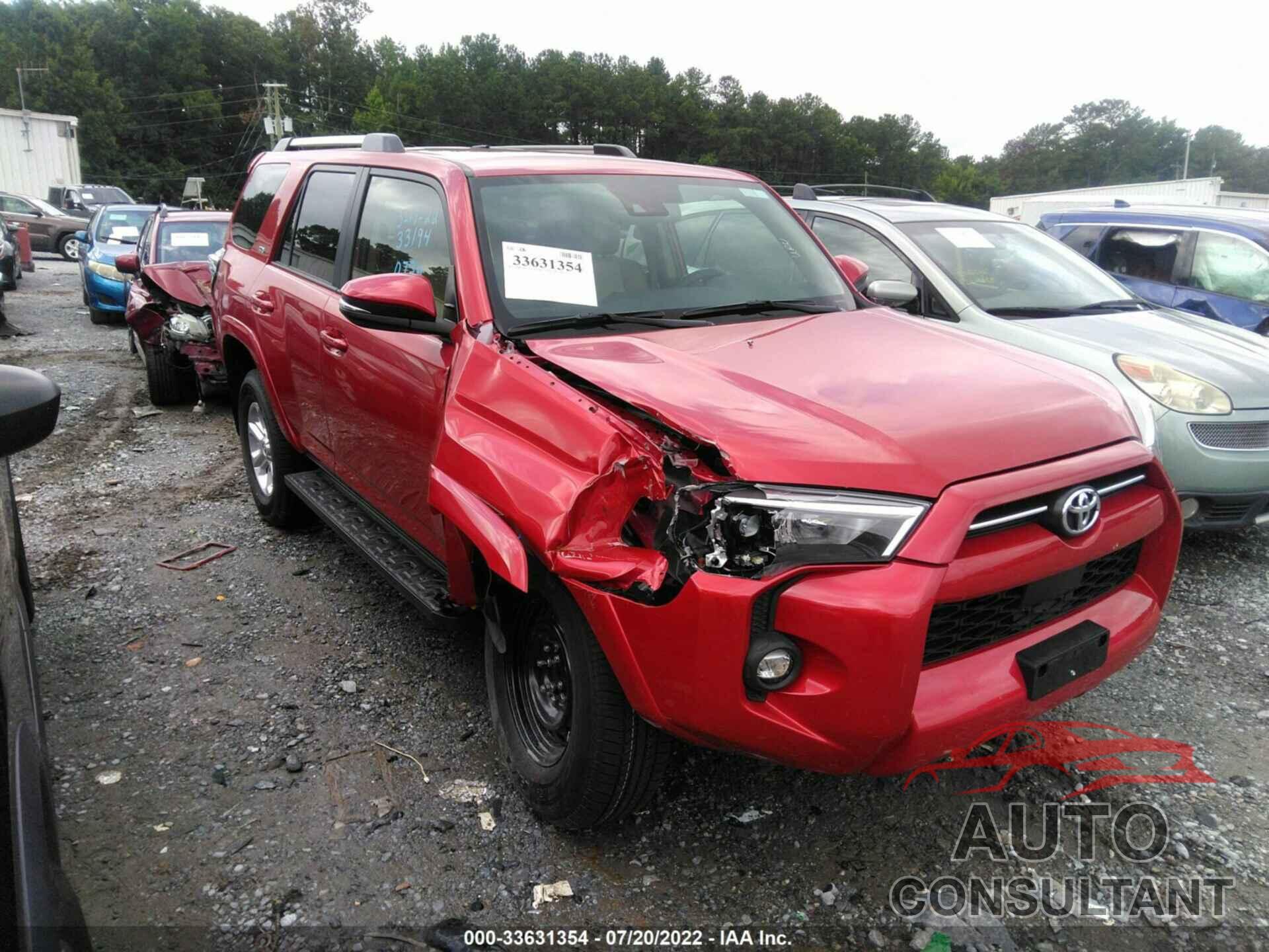 TOYOTA 4RUNNER 2022 - JTENU5JR6N6020726