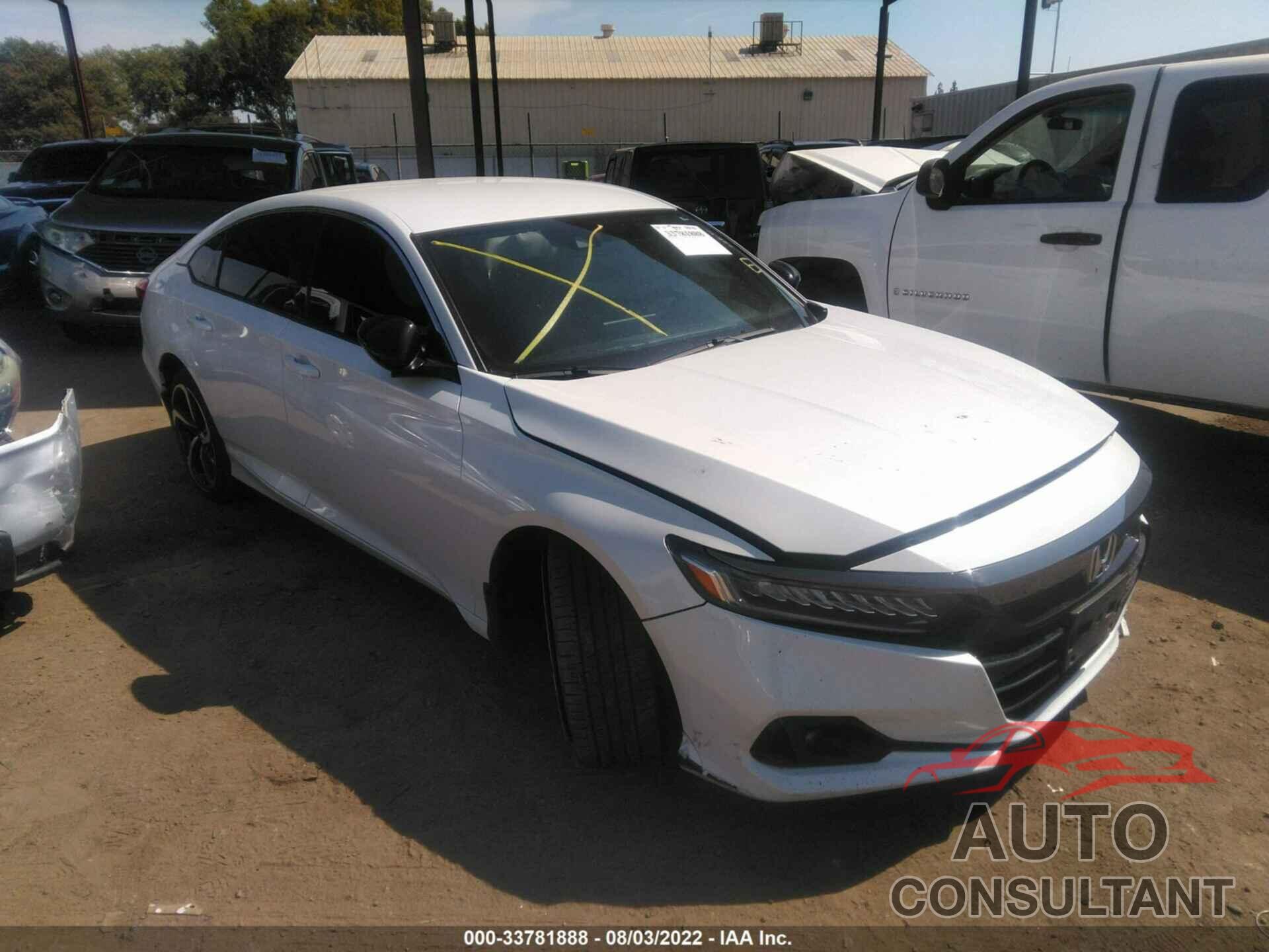 HONDA ACCORD SEDAN 2021 - 1HGCV1F33MA084886