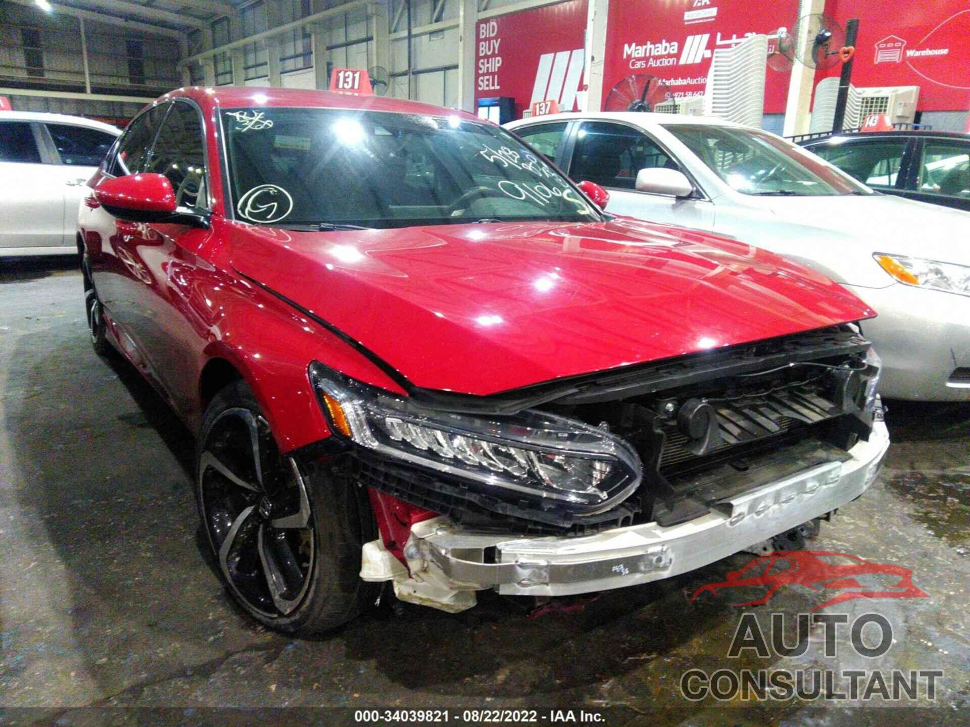 HONDA ACCORD SEDAN 2019 - 00GCV1F36KA129106