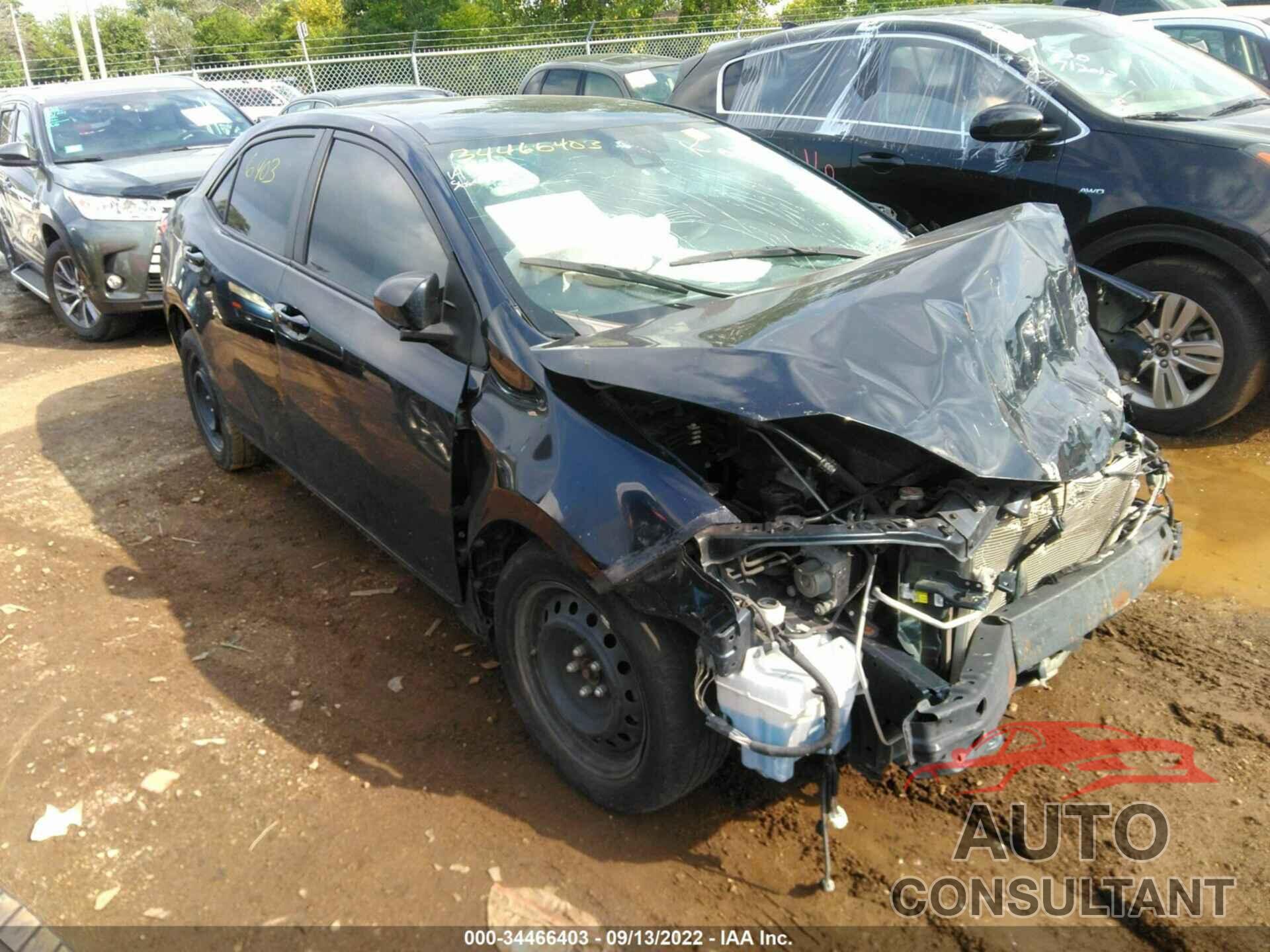 TOYOTA COROLLA 2019 - 2T1BURHE1KC135627