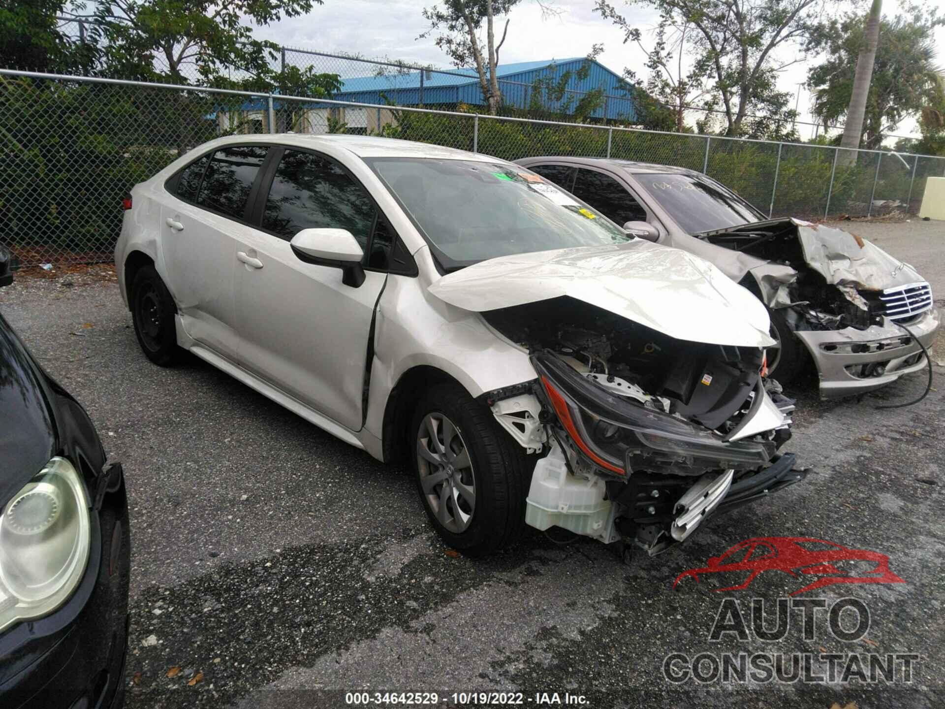 TOYOTA COROLLA 2020 - jtdeprae9lj074290