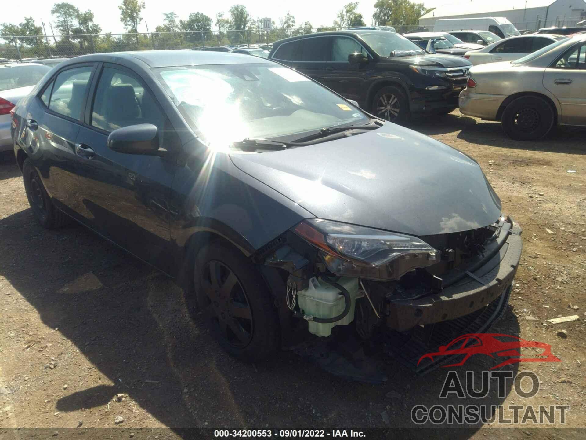TOYOTA COROLLA 2017 - 2T1BURHE7HC851649
