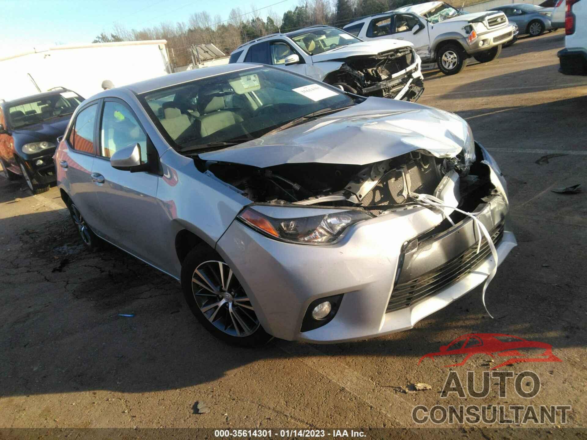 TOYOTA COROLLA 2016 - 5YFBURHE5GP452740