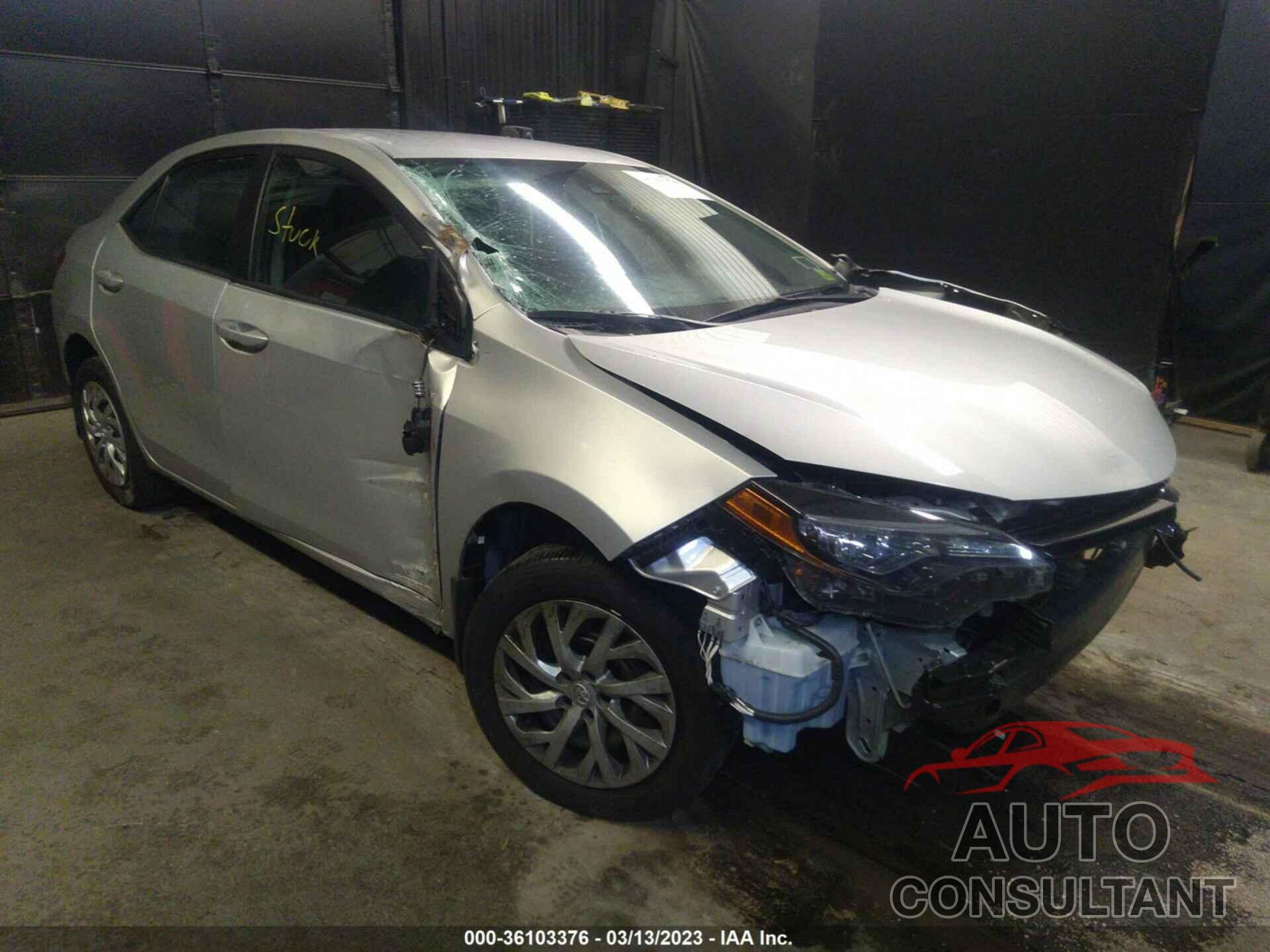 TOYOTA COROLLA 2018 - 2T1BURHE4JC095137