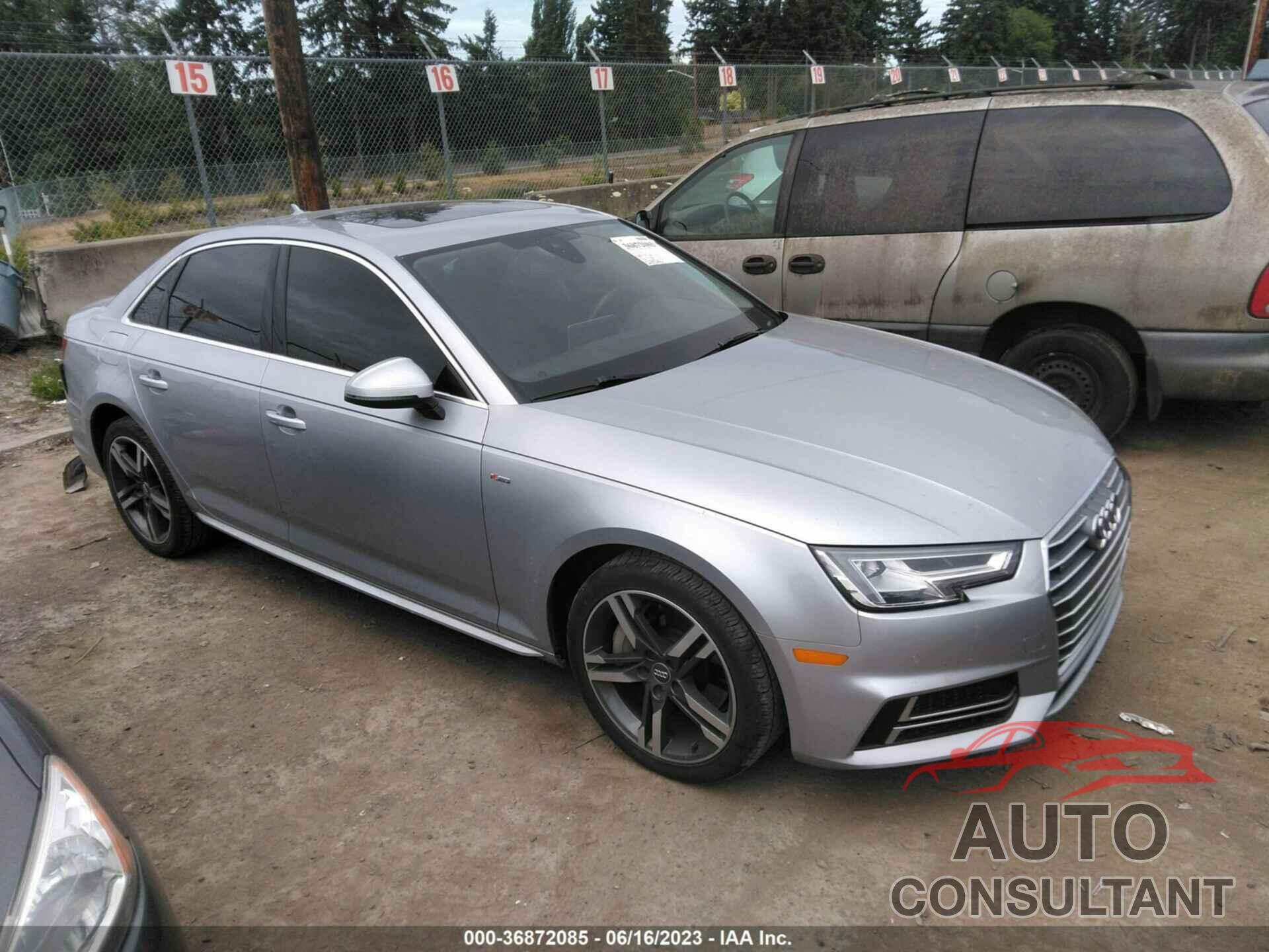 AUDI A4 2017 - WAUENAF43HN014915