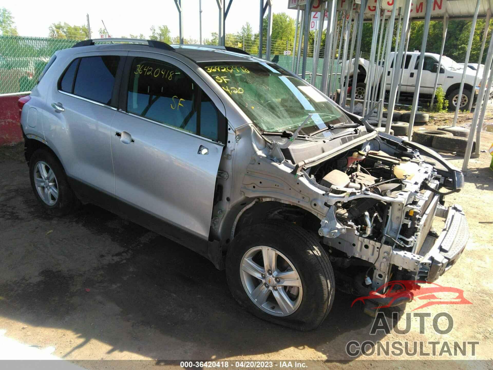 CHEVROLET TRAX 2019 - KL7CJLSB4KB915187