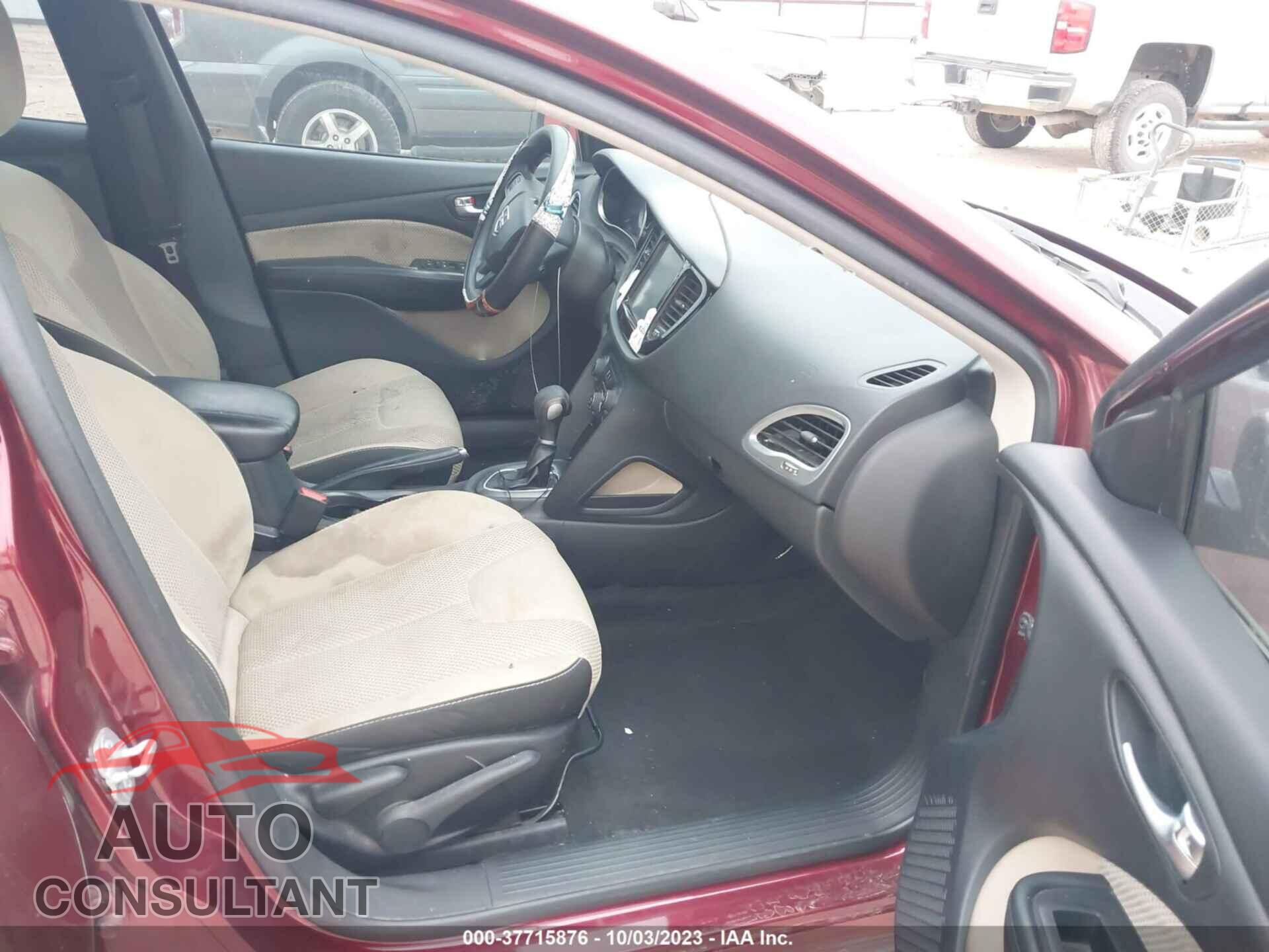 DODGE DART 2015 - 1C3CDFBB9FD238258