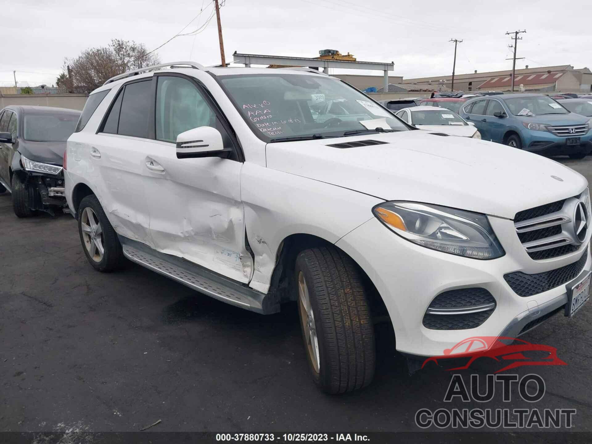 MERCEDES-BENZ GLE 300D 2016 - 4JGDA0EB2GA620342