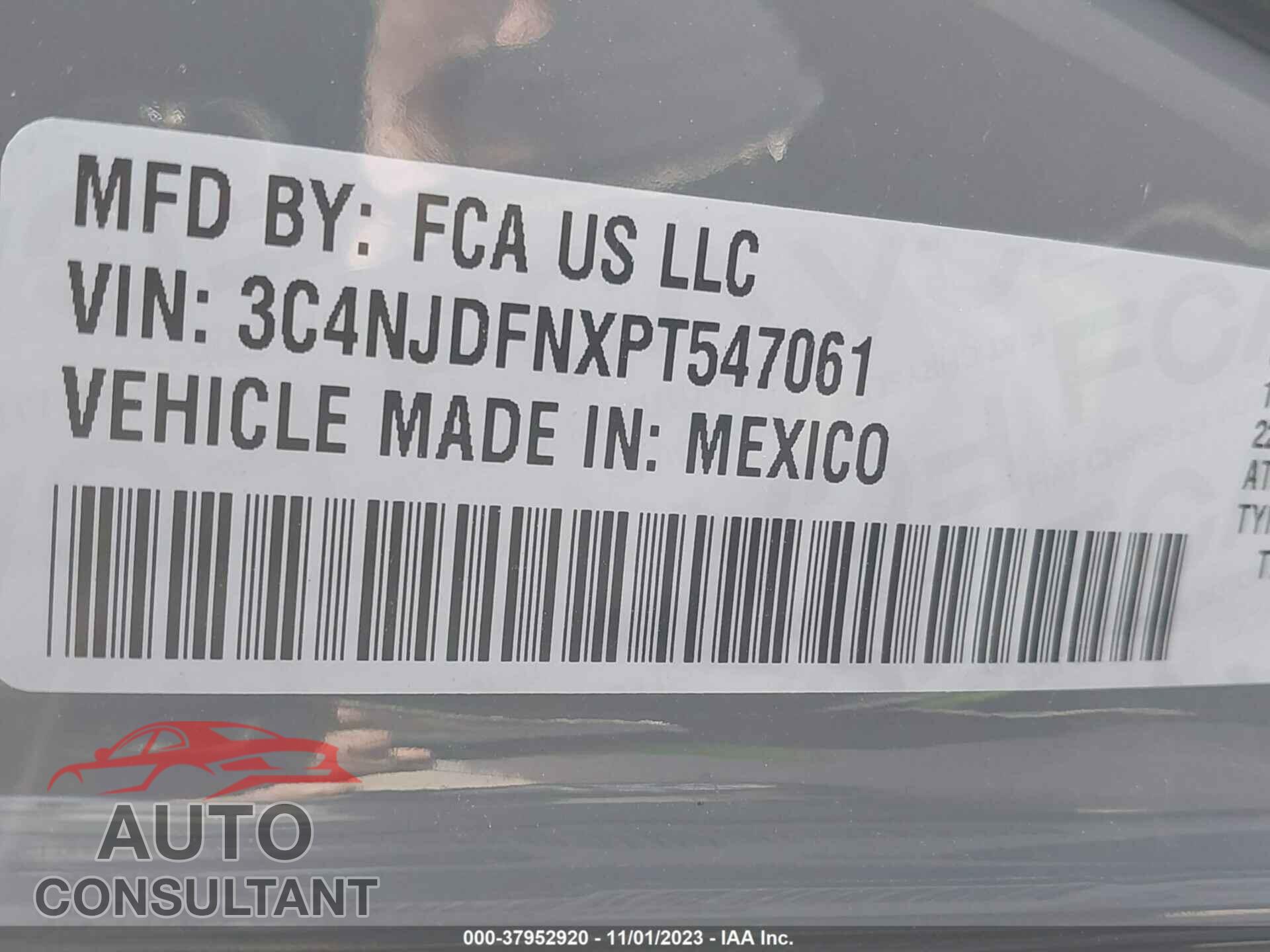 JEEP COMPASS 2023 - 3C4NJDFNXPT547061