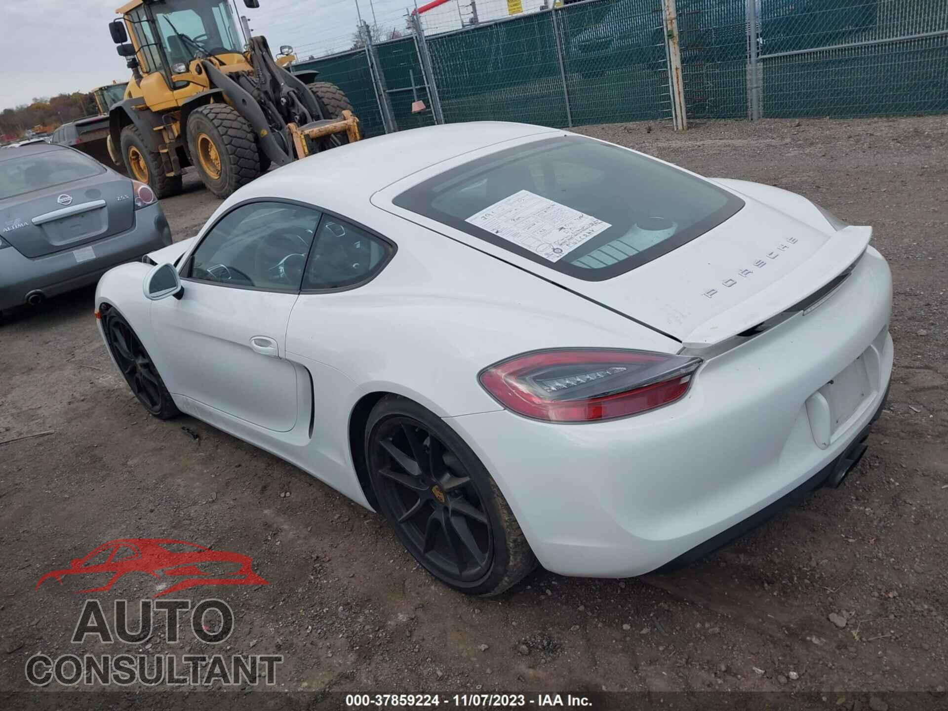 PORSCHE CAYMAN 2016 - WP0AA2A85GK171830