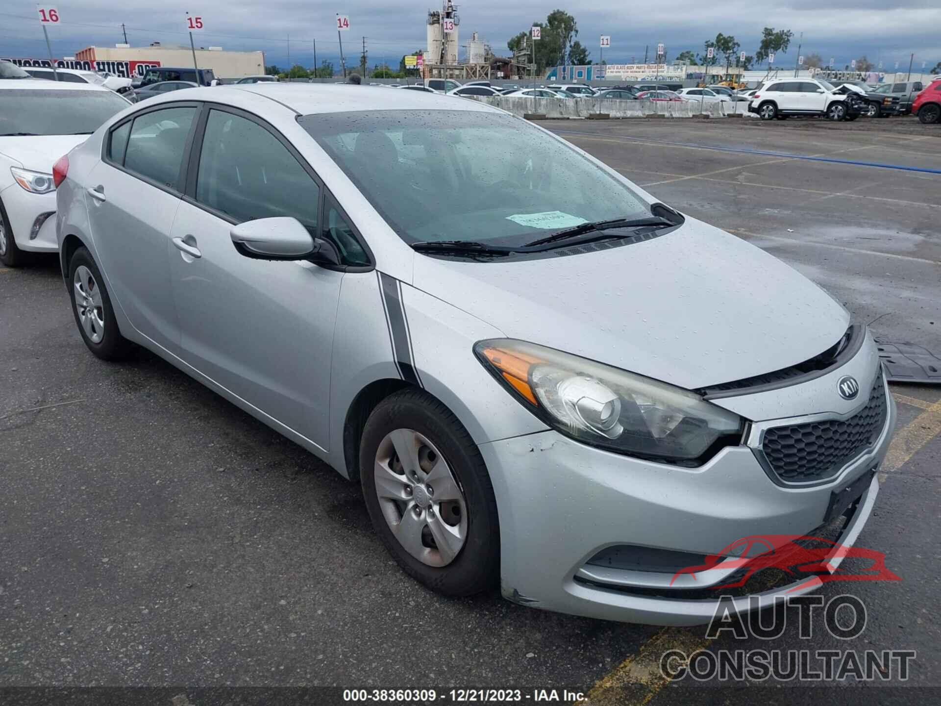 KIA FORTE 2016 - KNAFK4A61G5587608