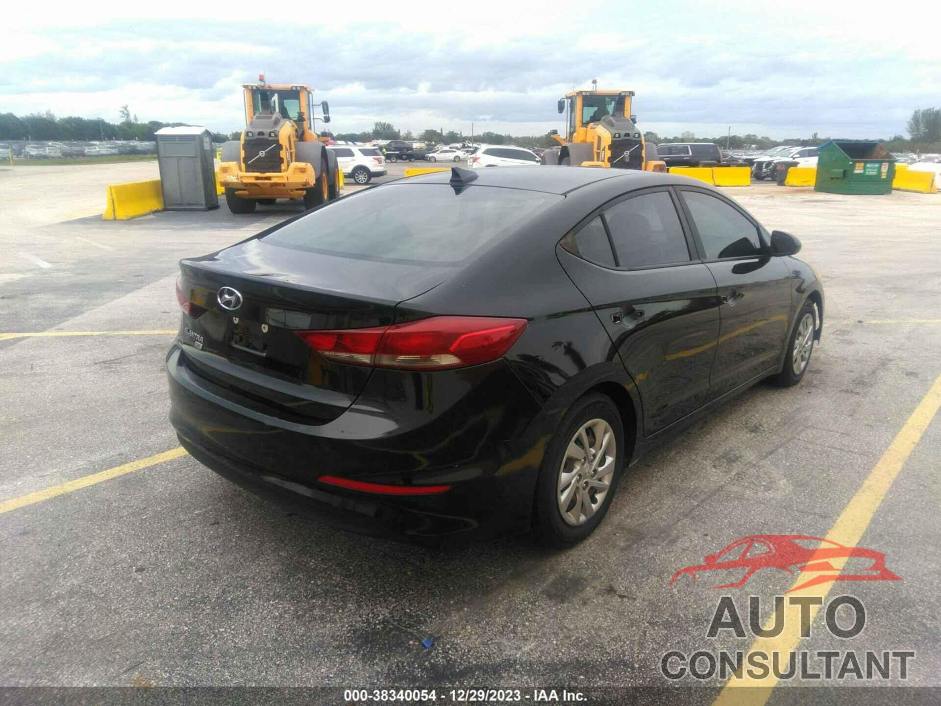 HYUNDAI ELANTRA 2017 - KMHD74LF4HU423703