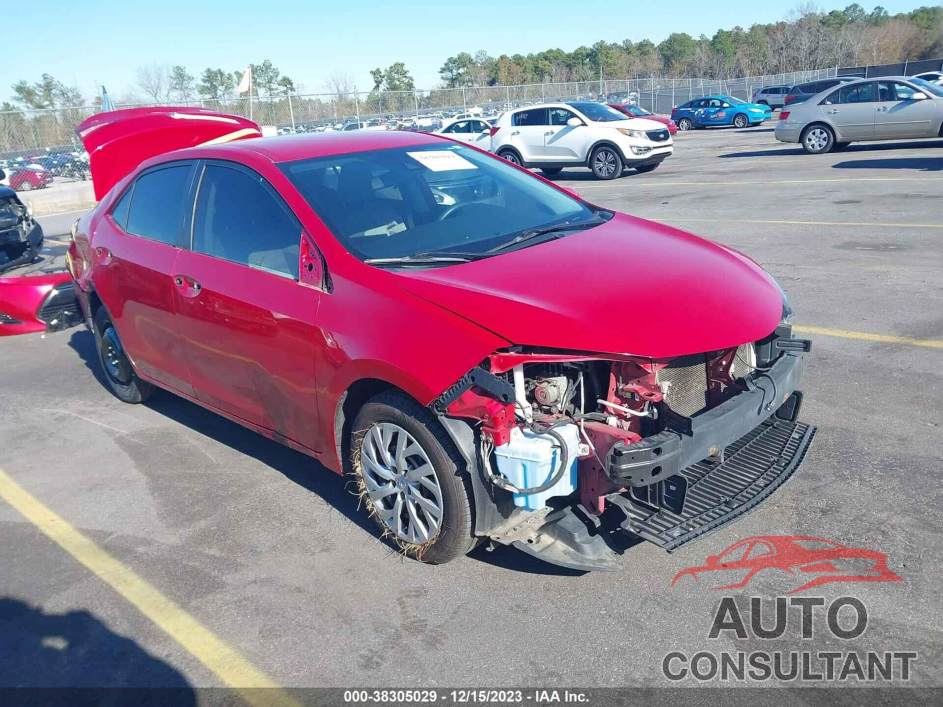 TOYOTA COROLLA 2019 - 2T1BURHE6KC140564