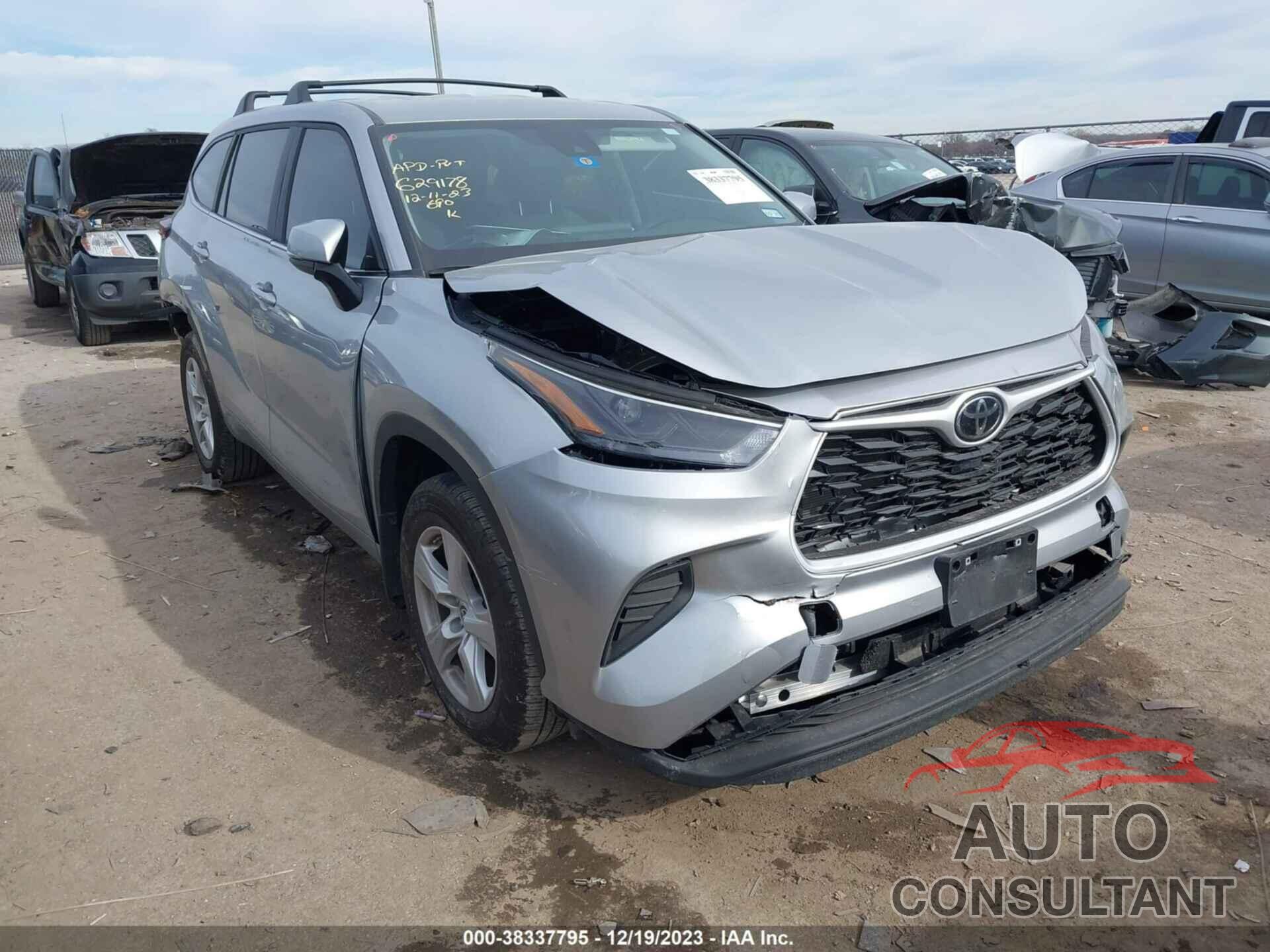 TOYOTA HIGHLANDER 2023 - 5TDKDRAH3PS038707