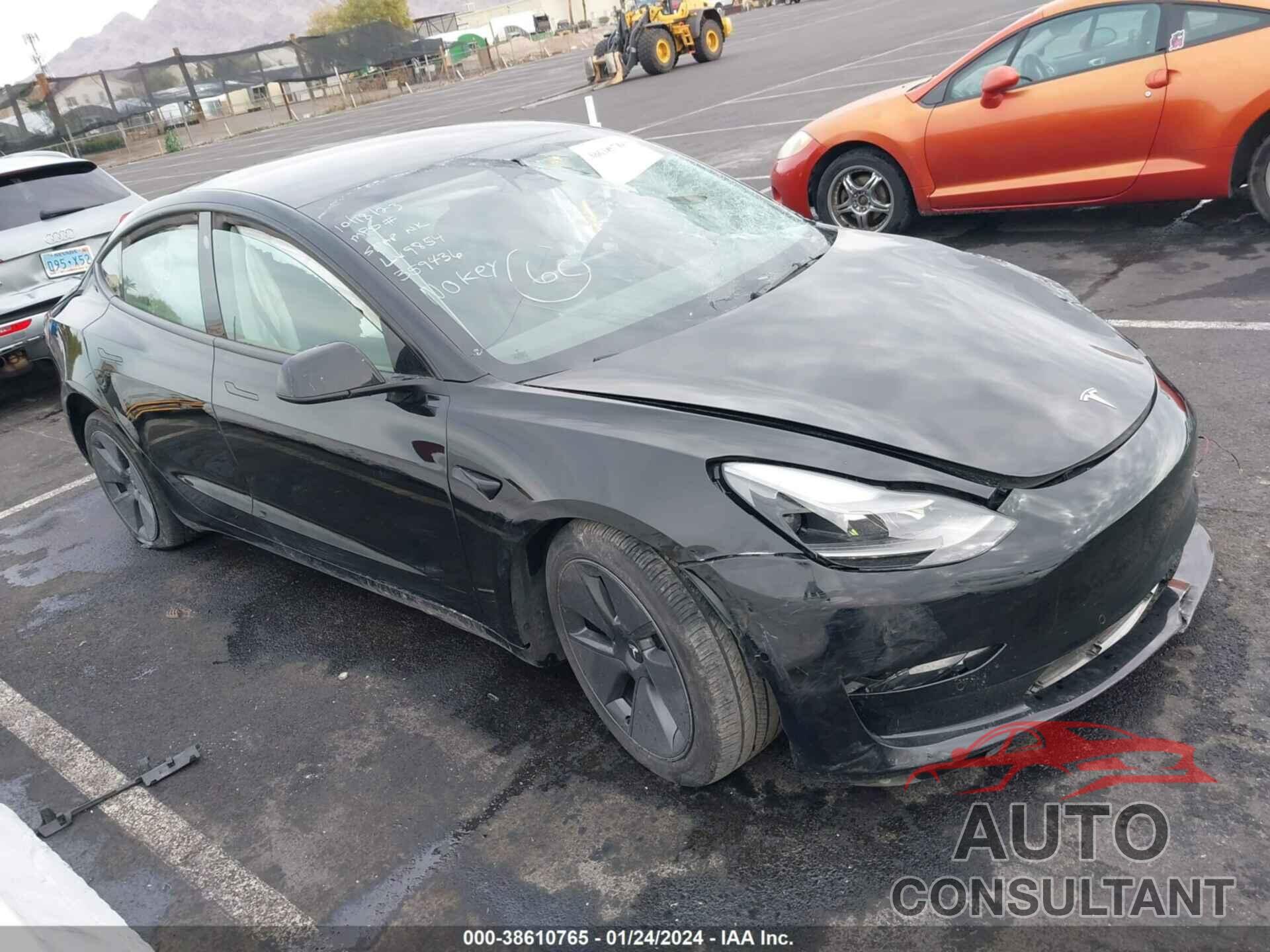TESLA MODEL 3 2022 - 5YJ3E1EB0NF352390
