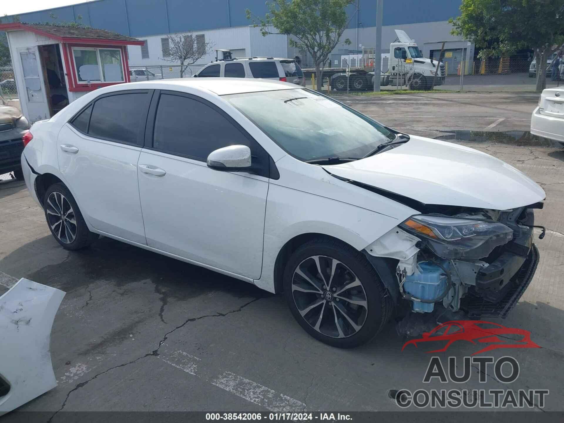 TOYOTA COROLLA 2017 - 2T1BURHE0HC893757